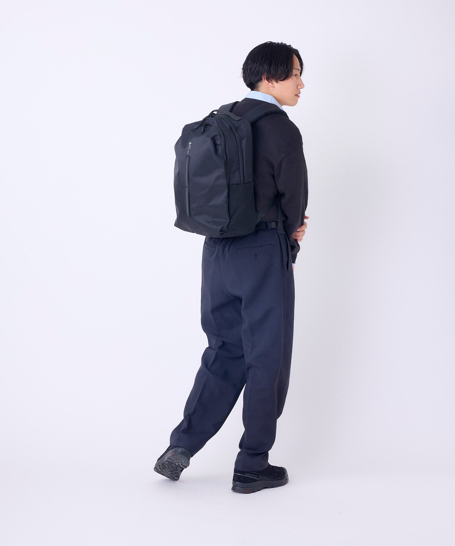 anello リュック　EXPAND　トラベルバッグ　PACKT　エアフィットパネル　A4サイズ　撥水機能　13インチPC収納可　ATR0418　キャリーオンテープ