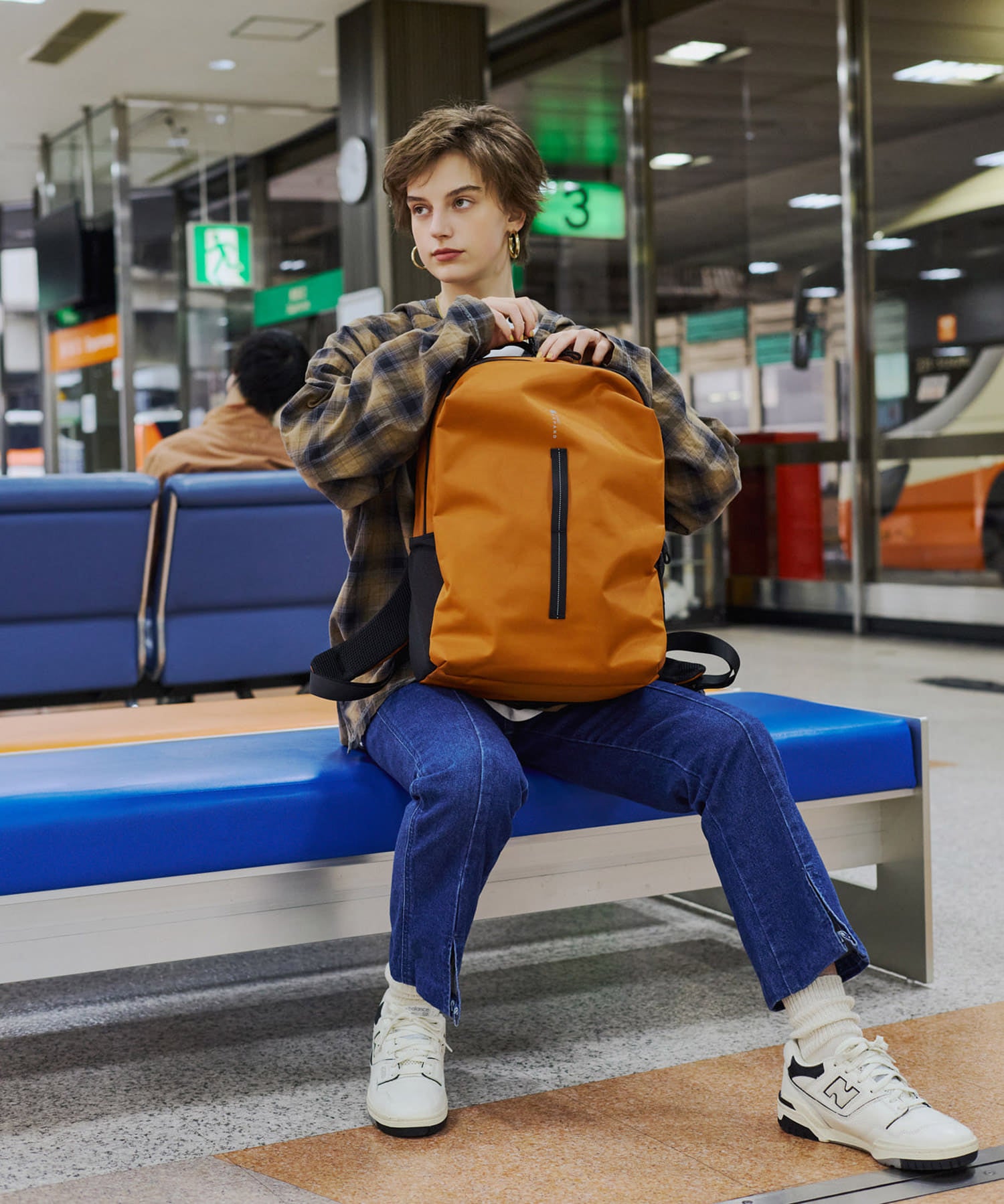 anello リュック　EXPAND　トラベルバッグ　PACKT　エアフィットパネル　A4サイズ　撥水機能　13インチPC収納可　ATR0418　キャリーオンテープ