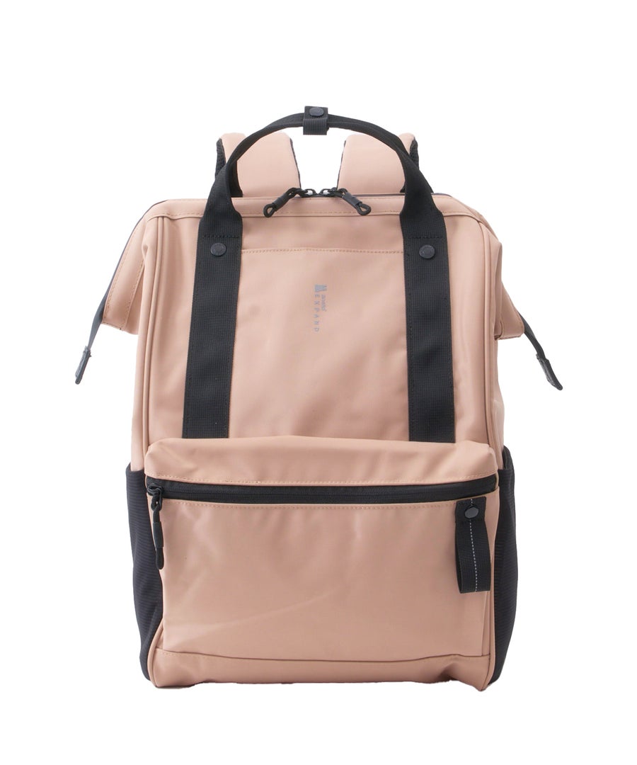 anello　口金リュック　PACKT　EXPAND　エアフィットパネル　A4　20L 撥水加工　15インチPC収納可　キャリーオンテープ　ATR0419　ベージュ