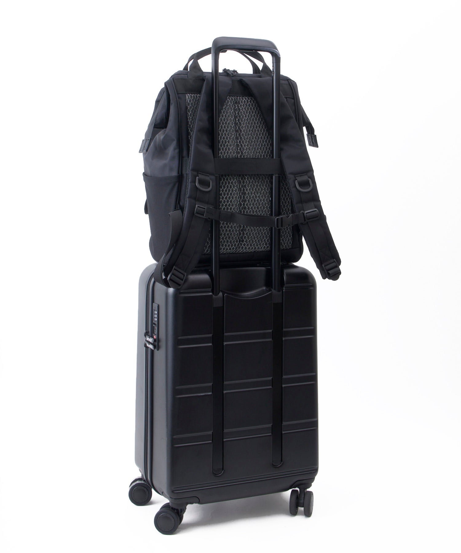 anello　口金リュック　PACKT　EXPAND　エアフィットパネル　A4　20L　撥水加工　15インチPC収納可　キャリーオンテープ　ATR0419