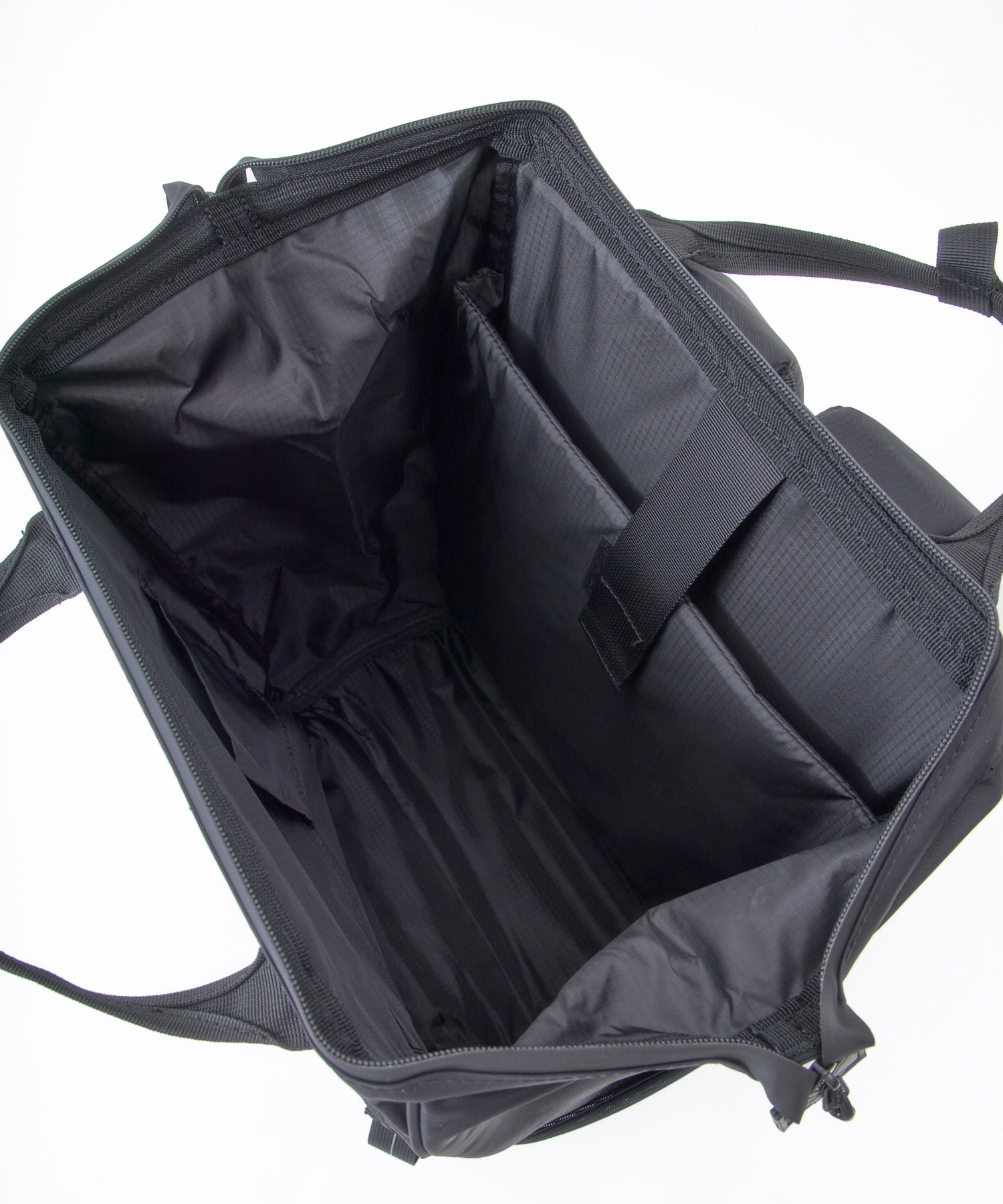anello　口金リュック　PACKT　EXPAND　エアフィットパネル　A4　20L　撥水加工　15インチPC収納可　キャリーオンテープ　ATR0419　ブラック