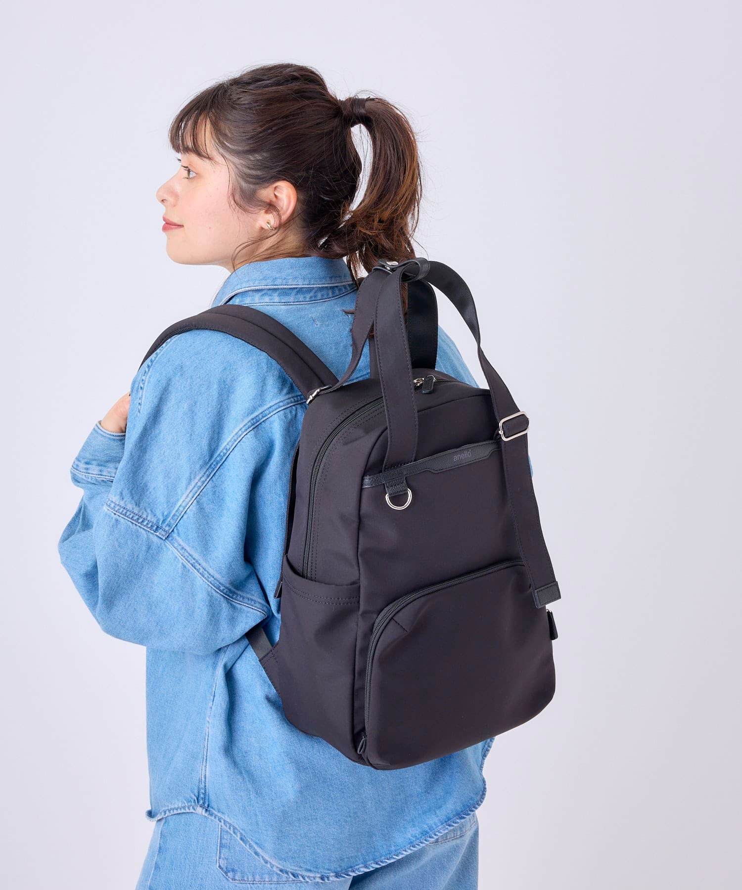 anello リュック　Arua　FIT　2WAY A4 ショルダーバッグ　ATR0421　撥水機能