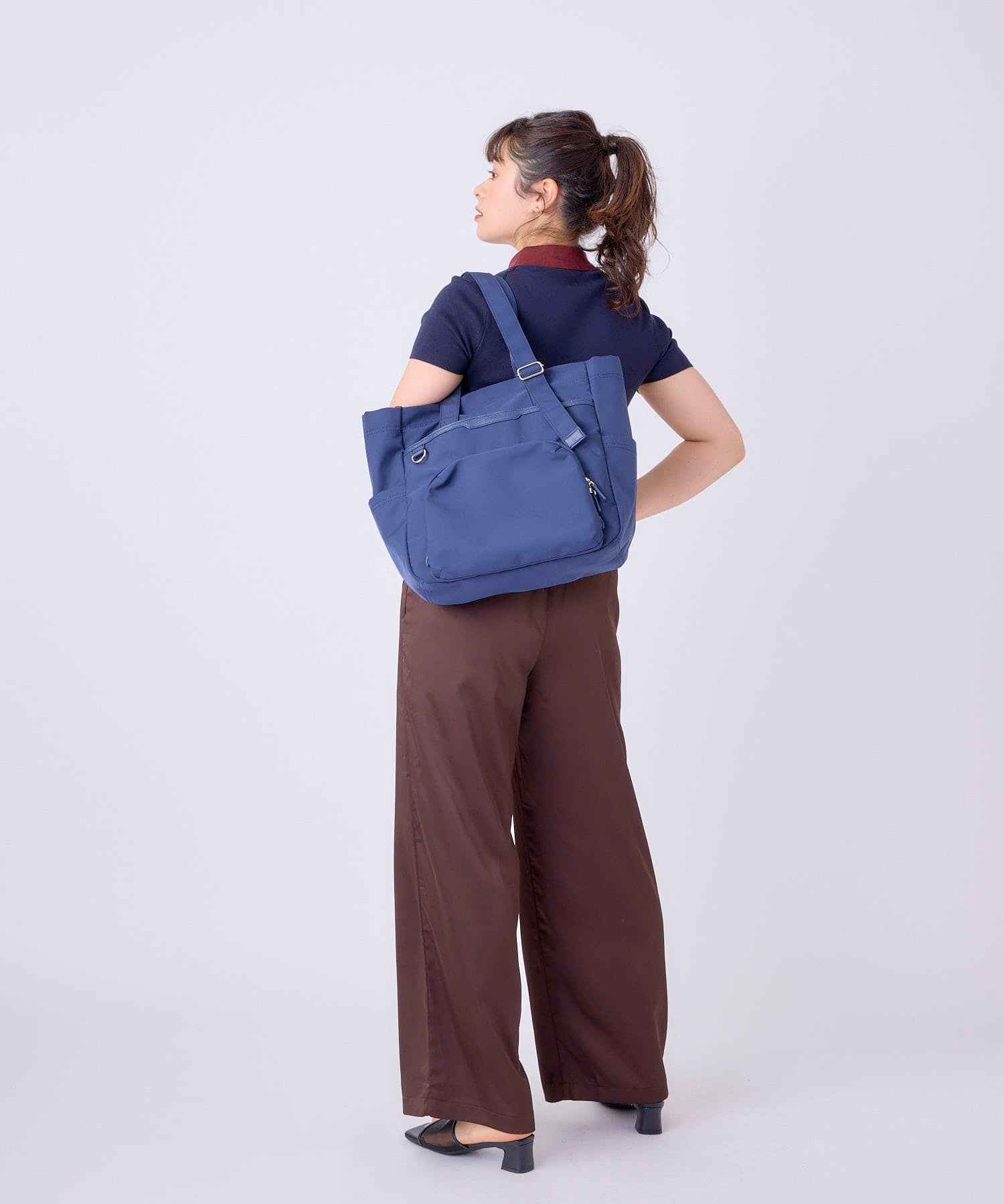 anello トートバッグ　Arua ATR0422　FIT A4 撥水加工 カジュアルバッグ　多収納　通勤バッグ　通学バッグ