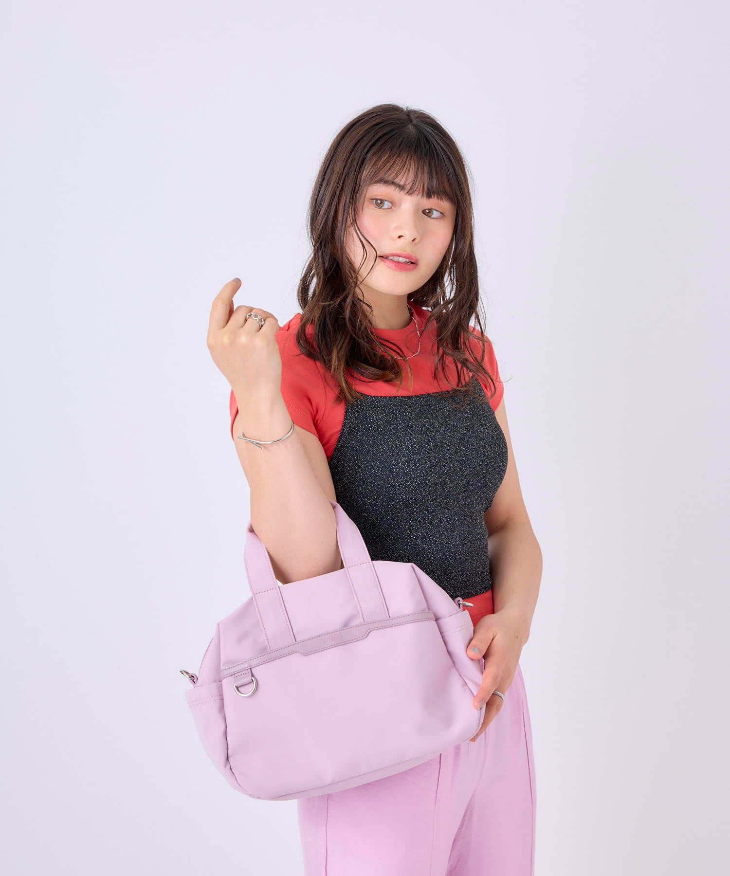 anello 2WAYミニショルダーバッグ　FIT　Arua ATR0423　A5　撥水加工　WAY　カジュアルバッグ　コンパクト