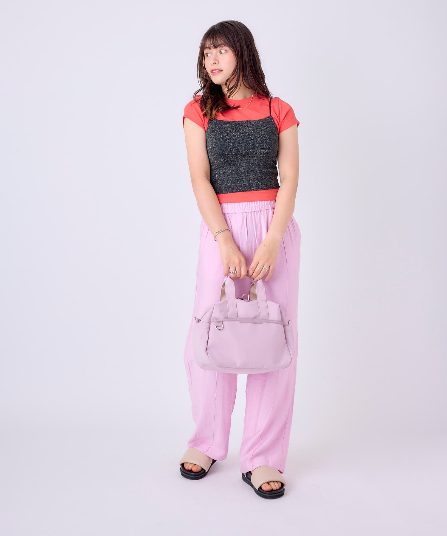 anello 2WAYミニショルダーバッグ　FIT　Arua ATR0423　A5　撥水加工　WAY　カジュアルバッグ　コンパクト