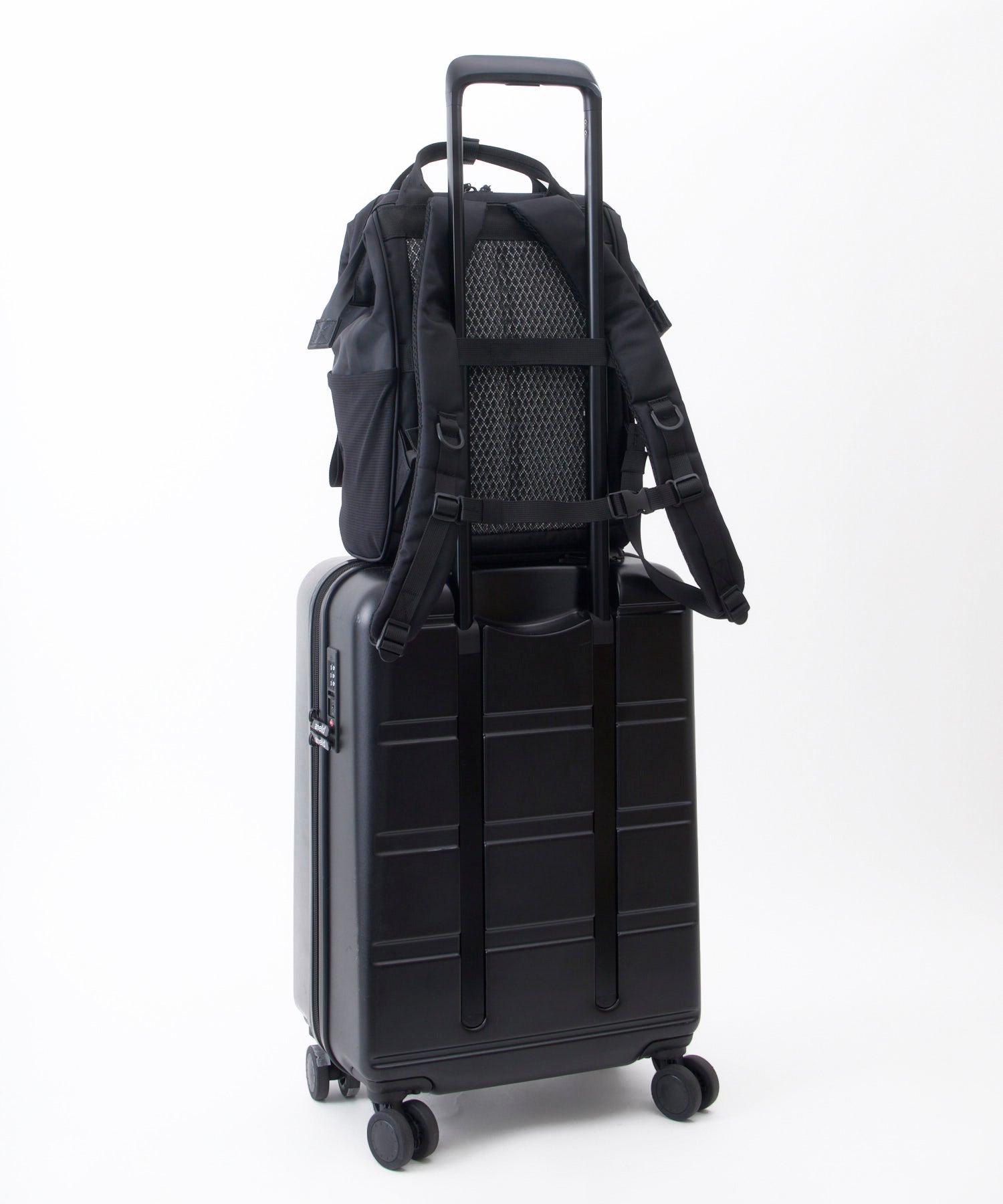 anello　口金リュック　PACKT　EXPAND　エアフィットパネル　A4　撥水加工　13インチPC収納可　キャリーオンテープ　ATR0460