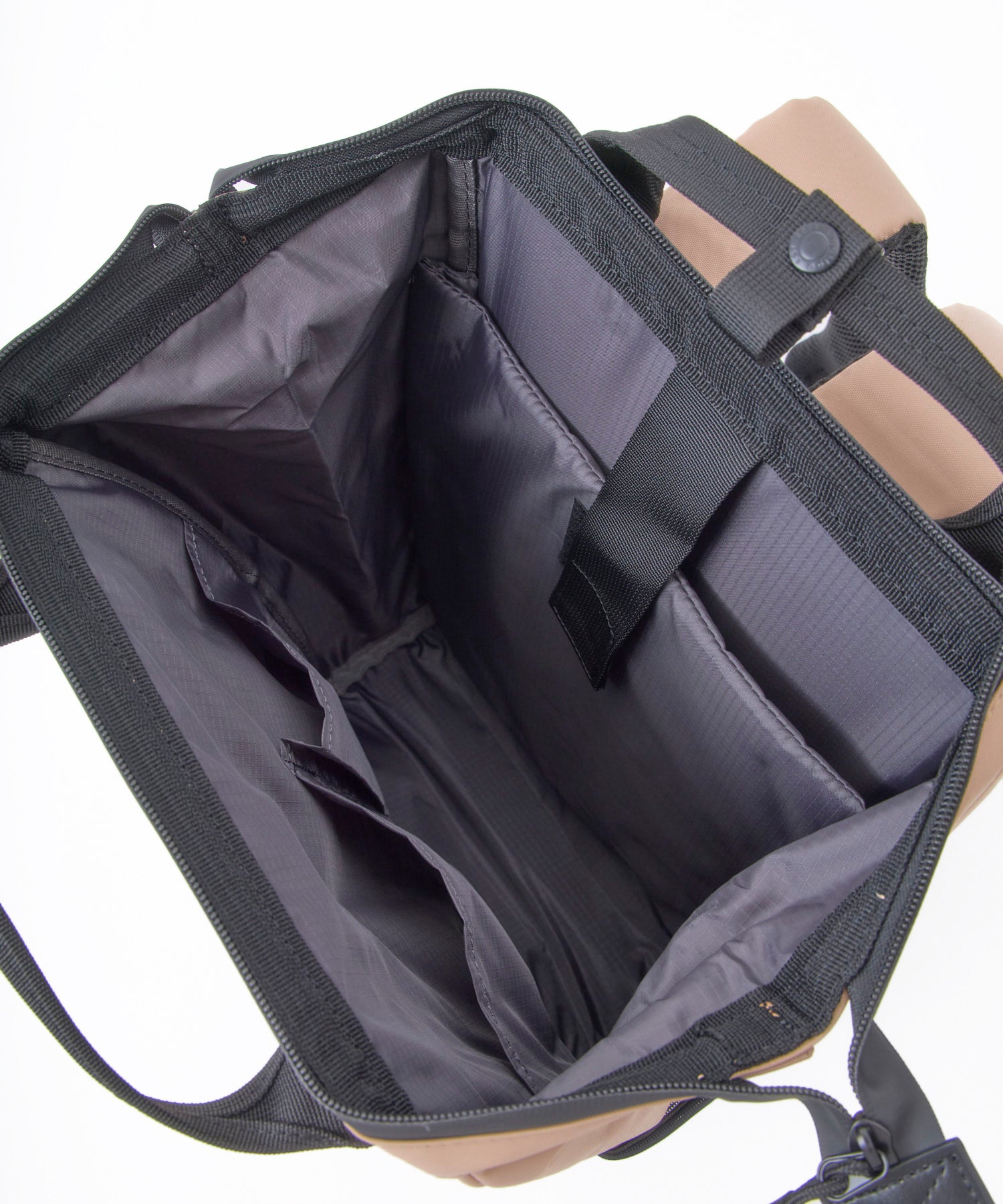 anello　口金リュック　PACKT　EXPAND　エアフィットパネル　A4　撥水加工　13インチPC収納可　キャリーオンテープ　ATR0460　ベージュ