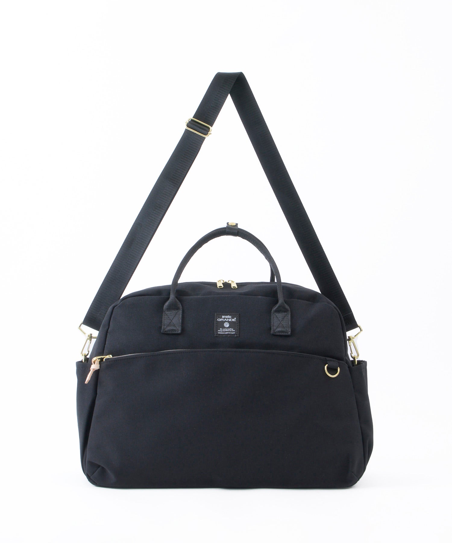 anello GRANDE 2WAY ボストンバッグ　MART　A4　撥水加工　キャリーオンテープ　10ポケット　大容量 30L GTM0866 旅行