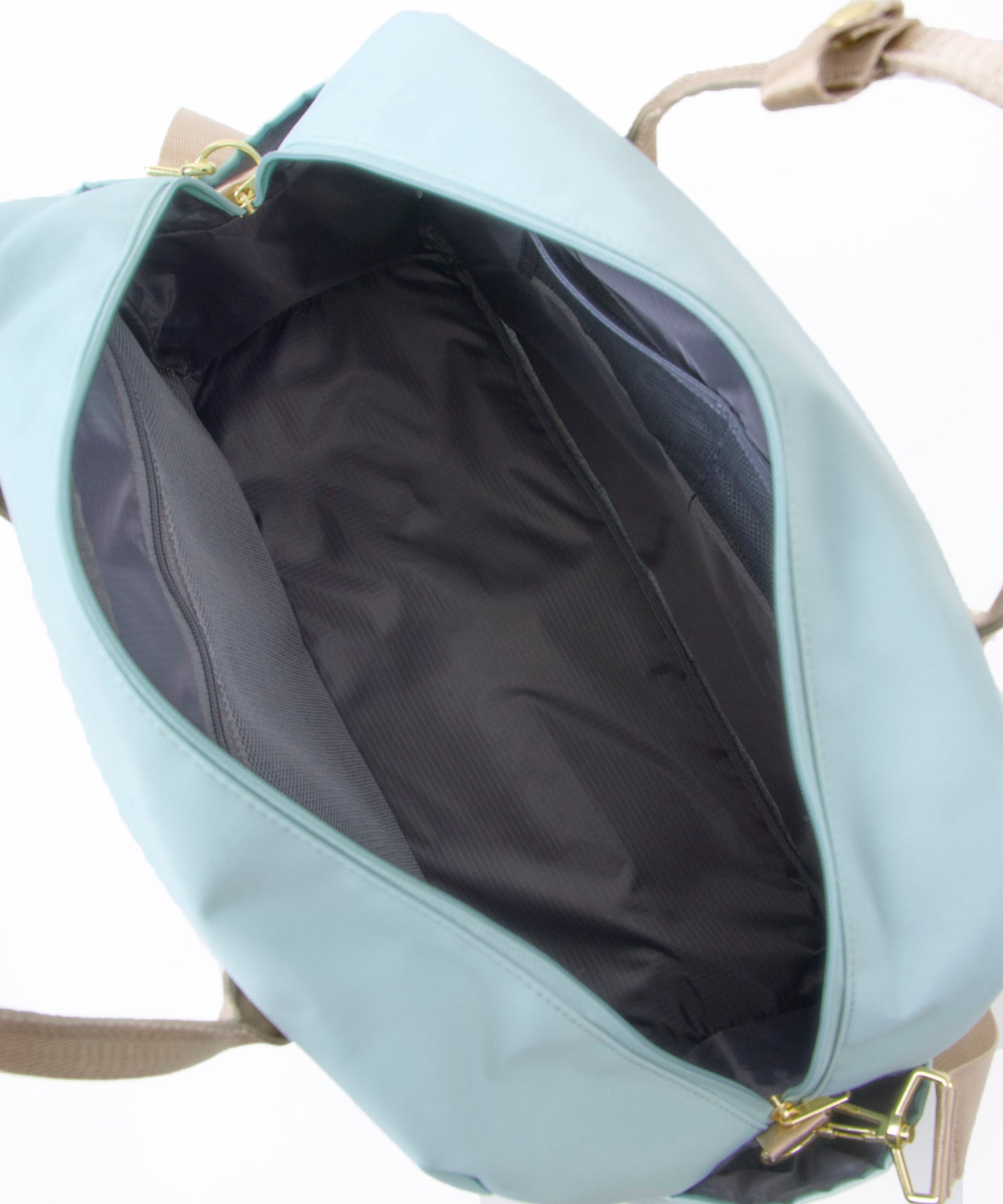 anello GRANDE 2WAY ボストンバッグ　MART　A4　撥水加工　キャリーオンテープ　10ポケット　大容量 30L GTM0866 旅行　ミントグリーン