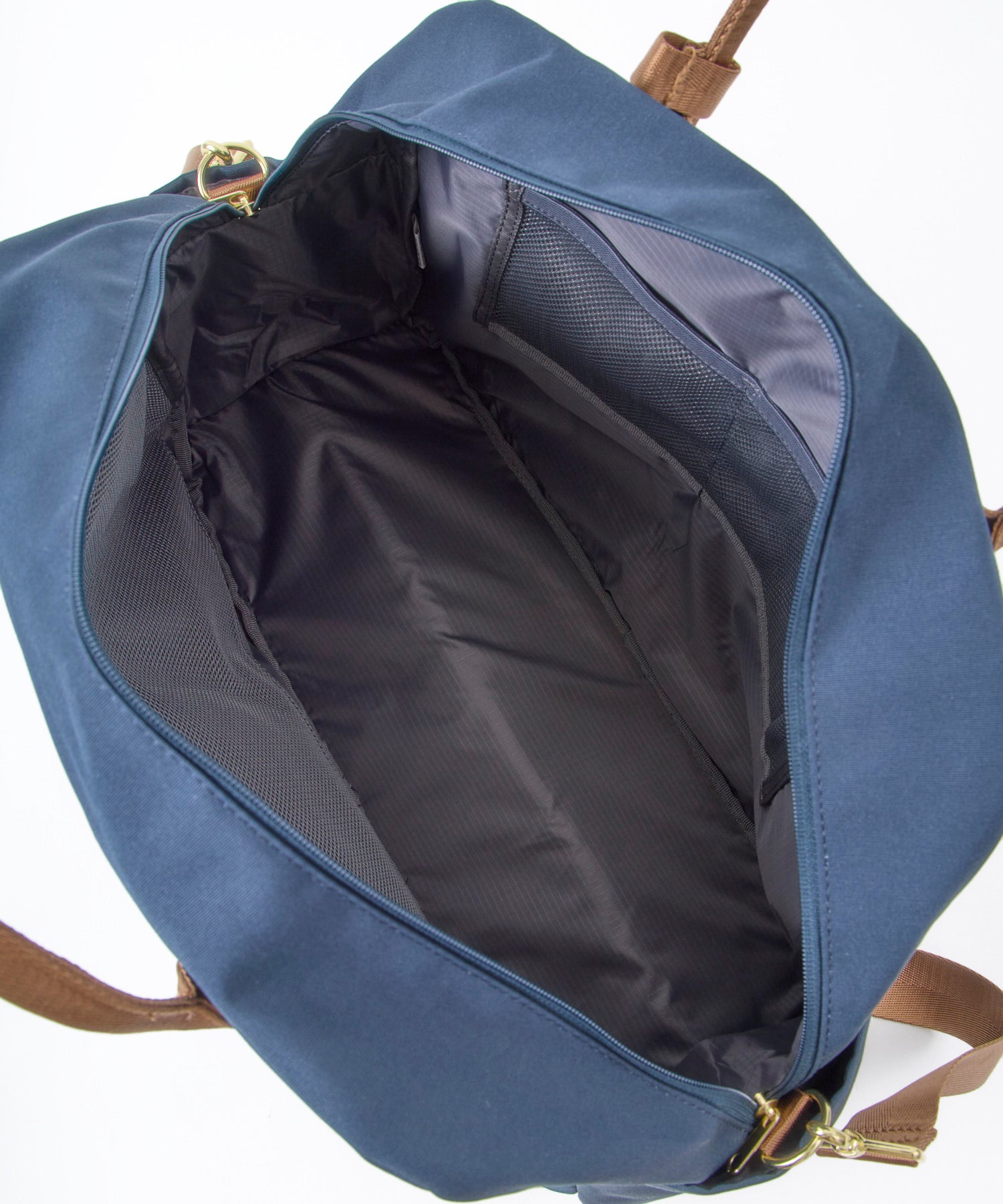 anello GRANDE 2WAY ボストンバッグ　MART　A4　撥水加工　キャリーオンテープ　10ポケット　大容量 30L GTM0866 旅行　ネイビー