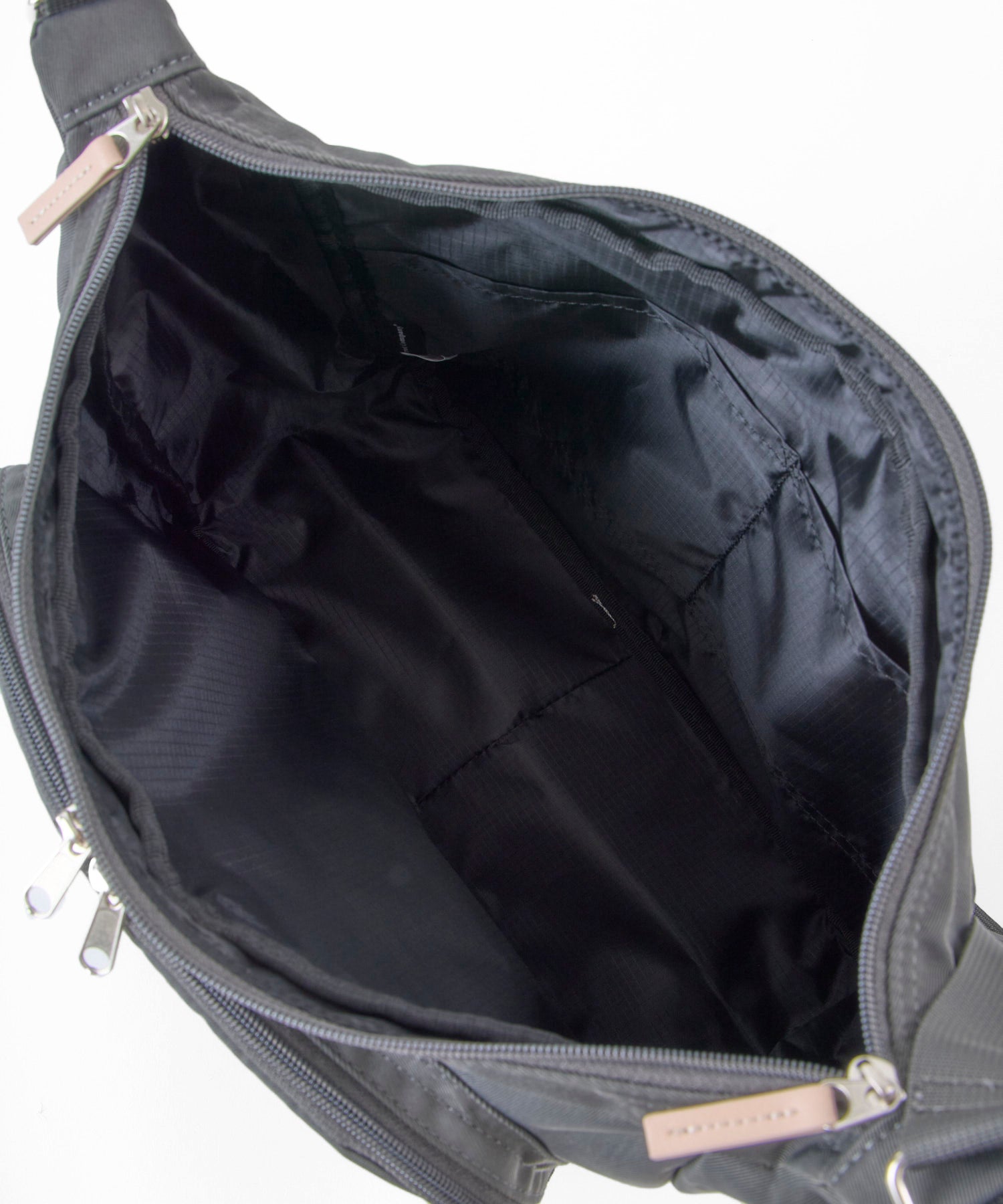 anello GRANDE 多機能ショルダーバッグ ROOMY GTM1102 10ポケット 立体ポケット A4 多収納　グレー