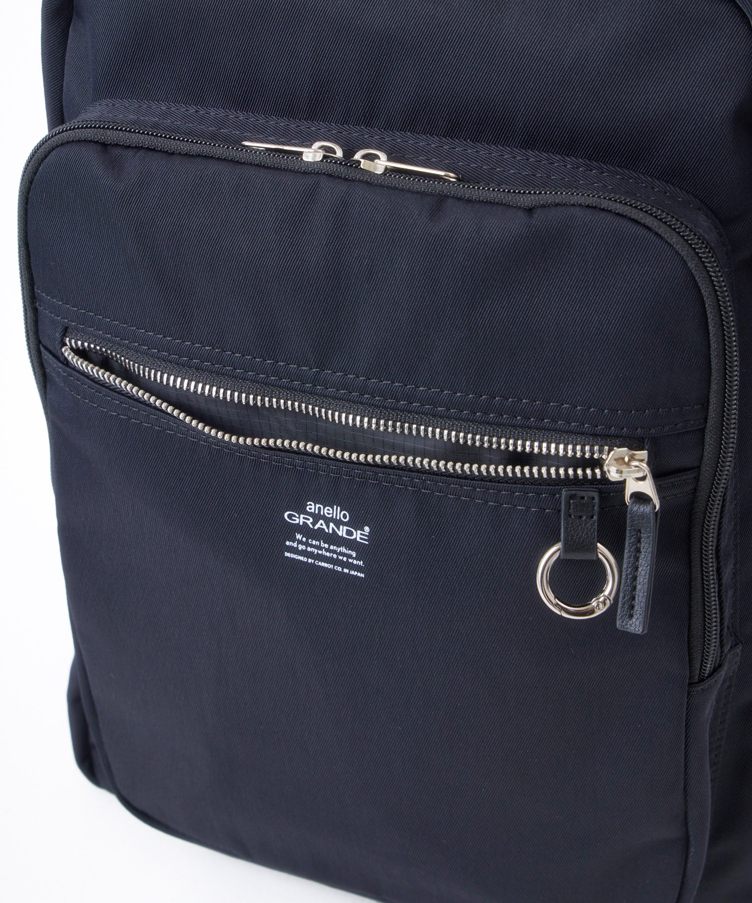 anello GRANDE 多機能デイパック ROOMY 10ポケット 20L キャリーオンテープ　セキュリティポケット　底鋲　GTM1103