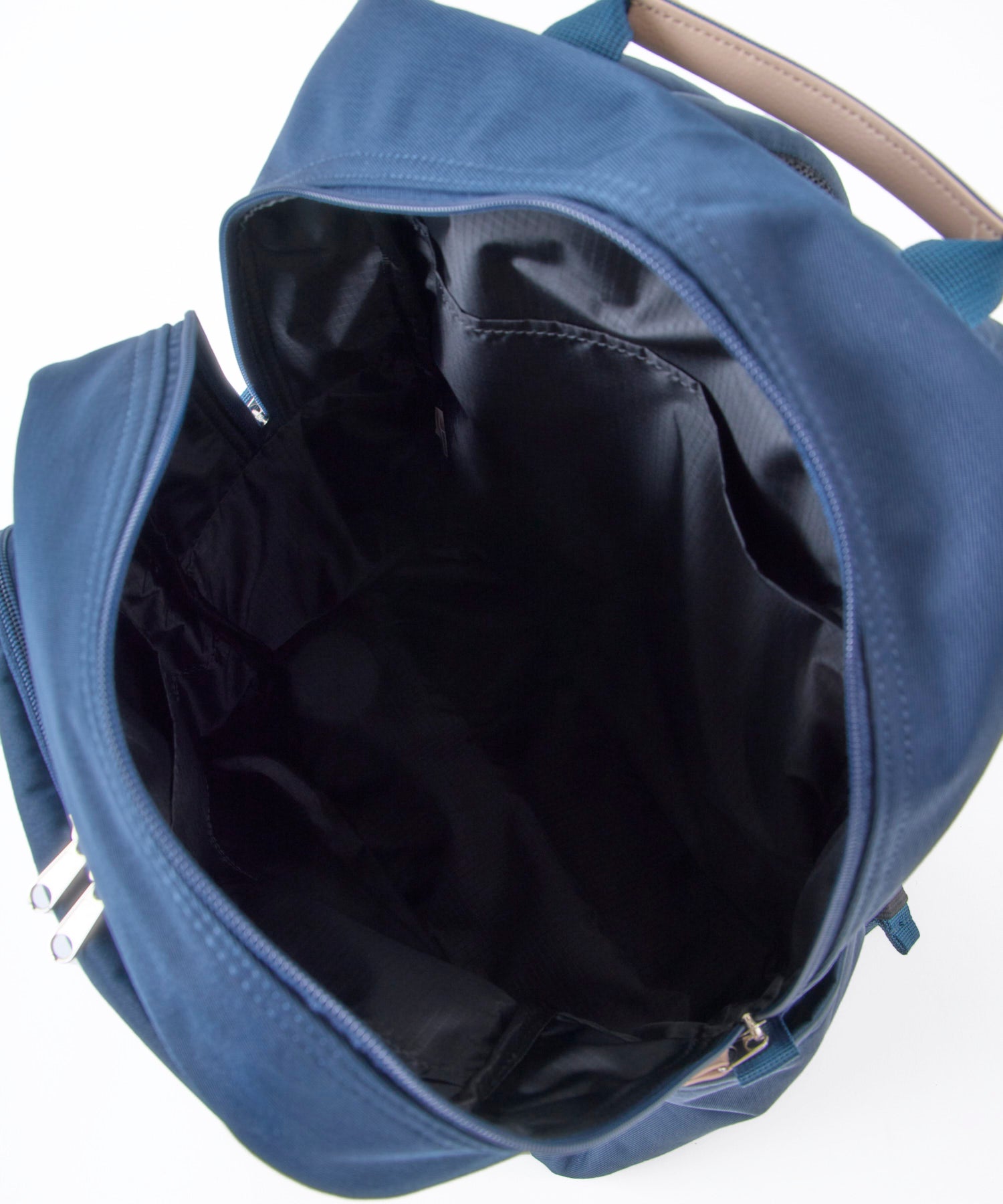 anello GRANDE 多機能デイパック ROOMY 10ポケット 20L キャリーオンテープ　セキュリティポケット　底鋲　GTM1103　ネイビー