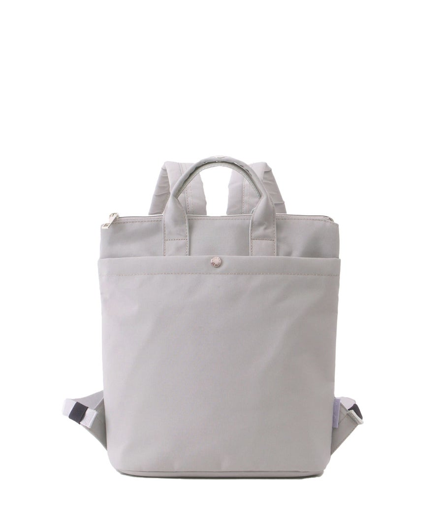 Legart　Largo　リュック　バックパック　A5対応　両面撥水　LH-D1444　保冷機能　前面ポケット　多収納　もっとおさんぽBAG　ライトグレー