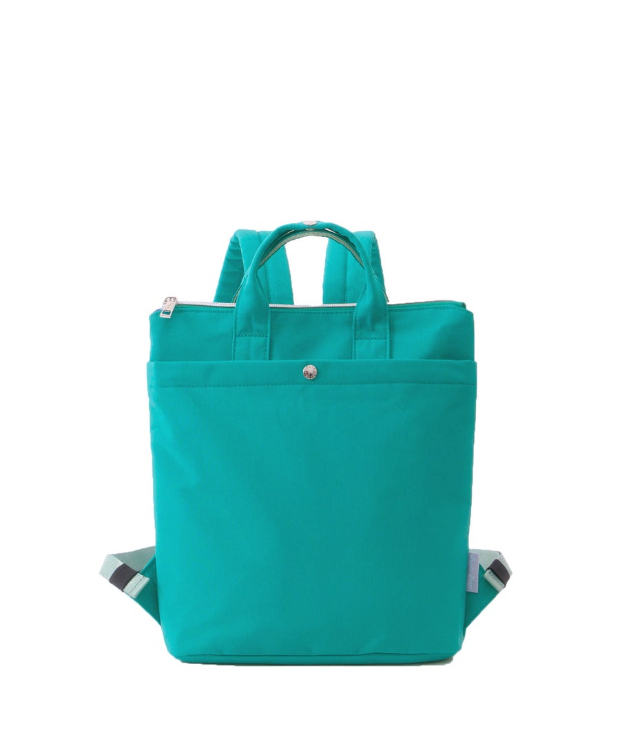 Legart　Largo　リュック　バックパック　A5対応　両面撥水　LH-D1444　保冷機能　前面ポケット　多収納　もっとおさんぽBAG　グリーン