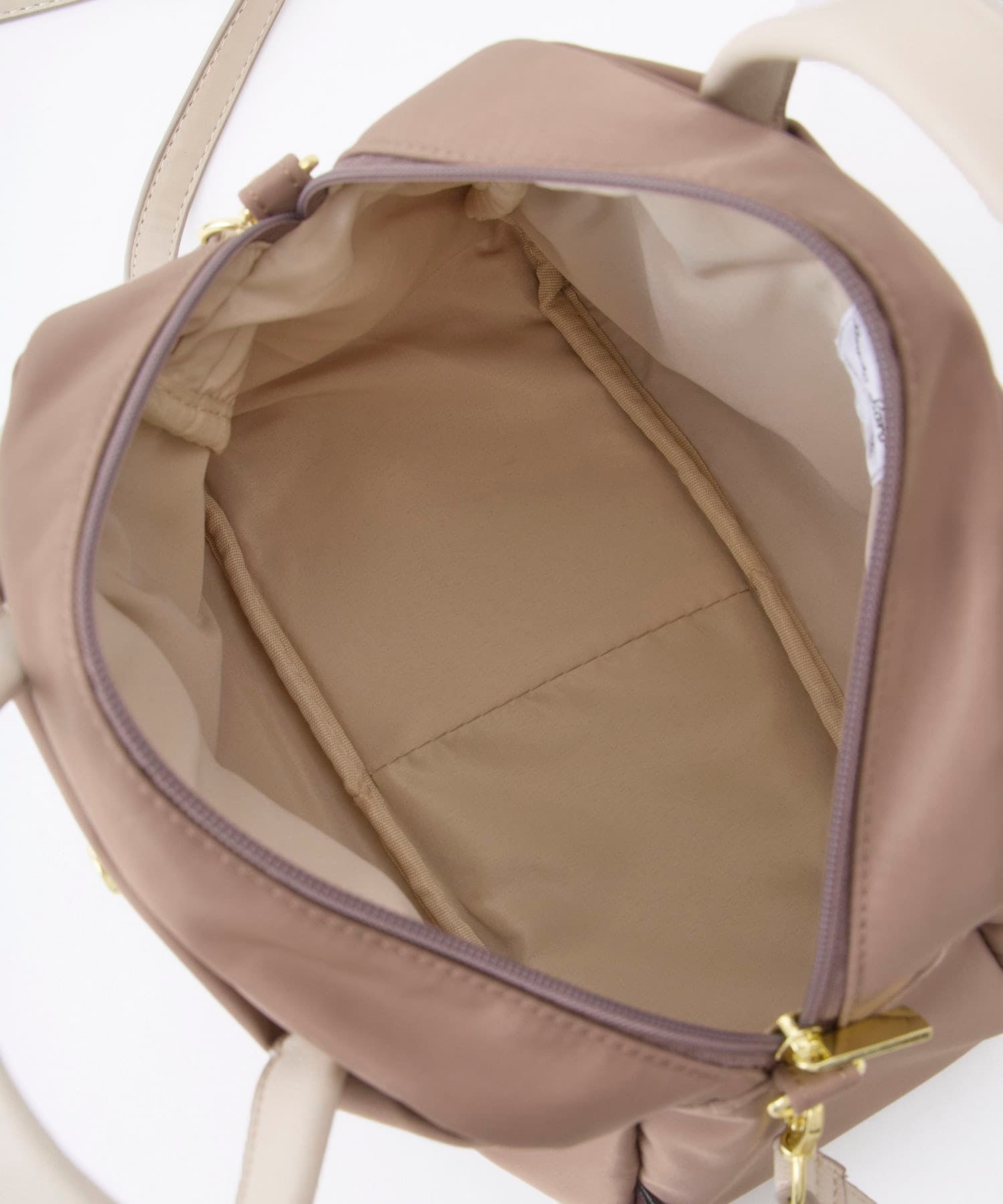 Legart Largo　ショルダーバッグ　ミドルボストンバッグ　肩楽　２wayショルダーバッグ　撥水加工　多収納　ショルダーパッド付き　LH-L0154　ライトブラウン