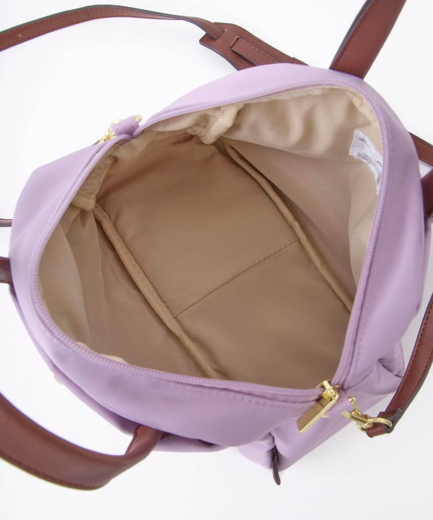 Legart Largo　ショルダーバッグ　ミドルボストンバッグ　肩楽　２wayショルダーバッグ　撥水加工　多収納　ショルダーパッド付き　LH-L0154　ラベンダー