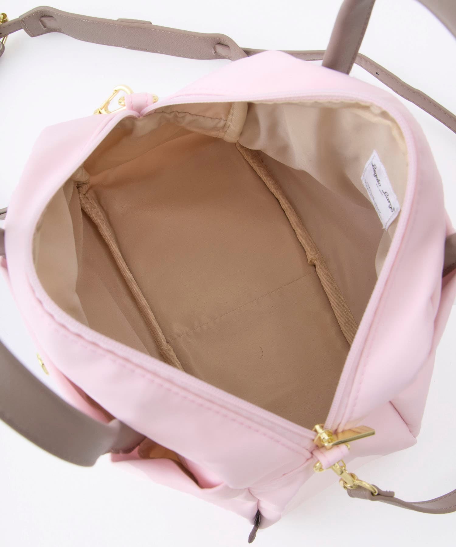 Legart Largo　ショルダーバッグ　ミドルボストンバッグ　肩楽　２wayショルダーバッグ　撥水加工　多収納　ショルダーパッド付き　LH-L0154　ピンク