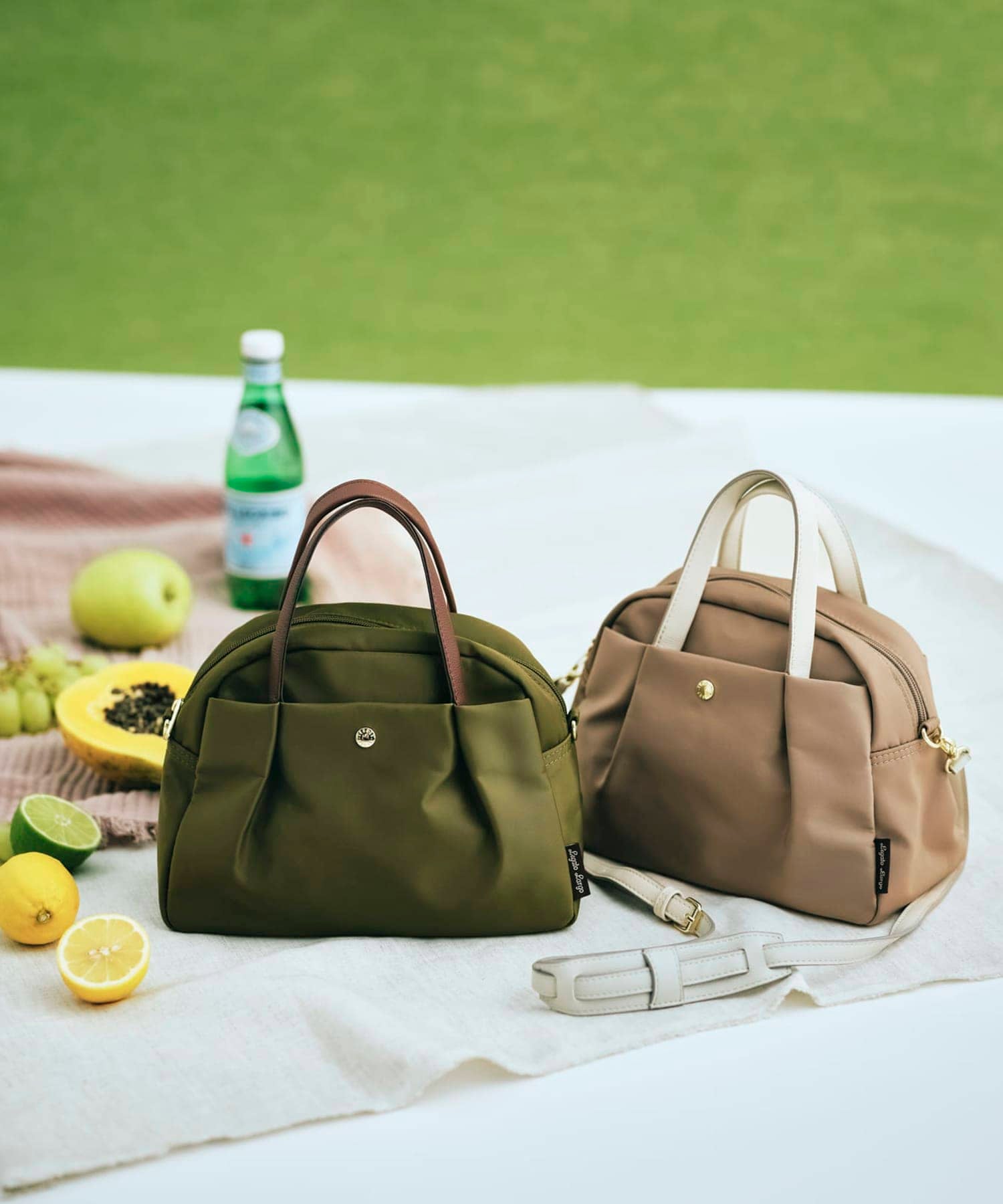 Legart Largo　ショルダーバッグ　ミドルボストンバッグ　肩楽　２wayショルダーバッグ　撥水加工　多収納　ショルダーパッド付き　LH-L0154