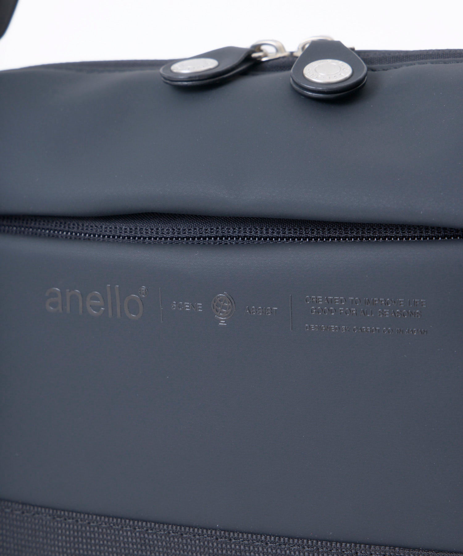 anello ミニショルダーバッグ SEEK AGB5083 ジェンダーレス A5 耐水 前面ポケット付き　お出かけバッグ