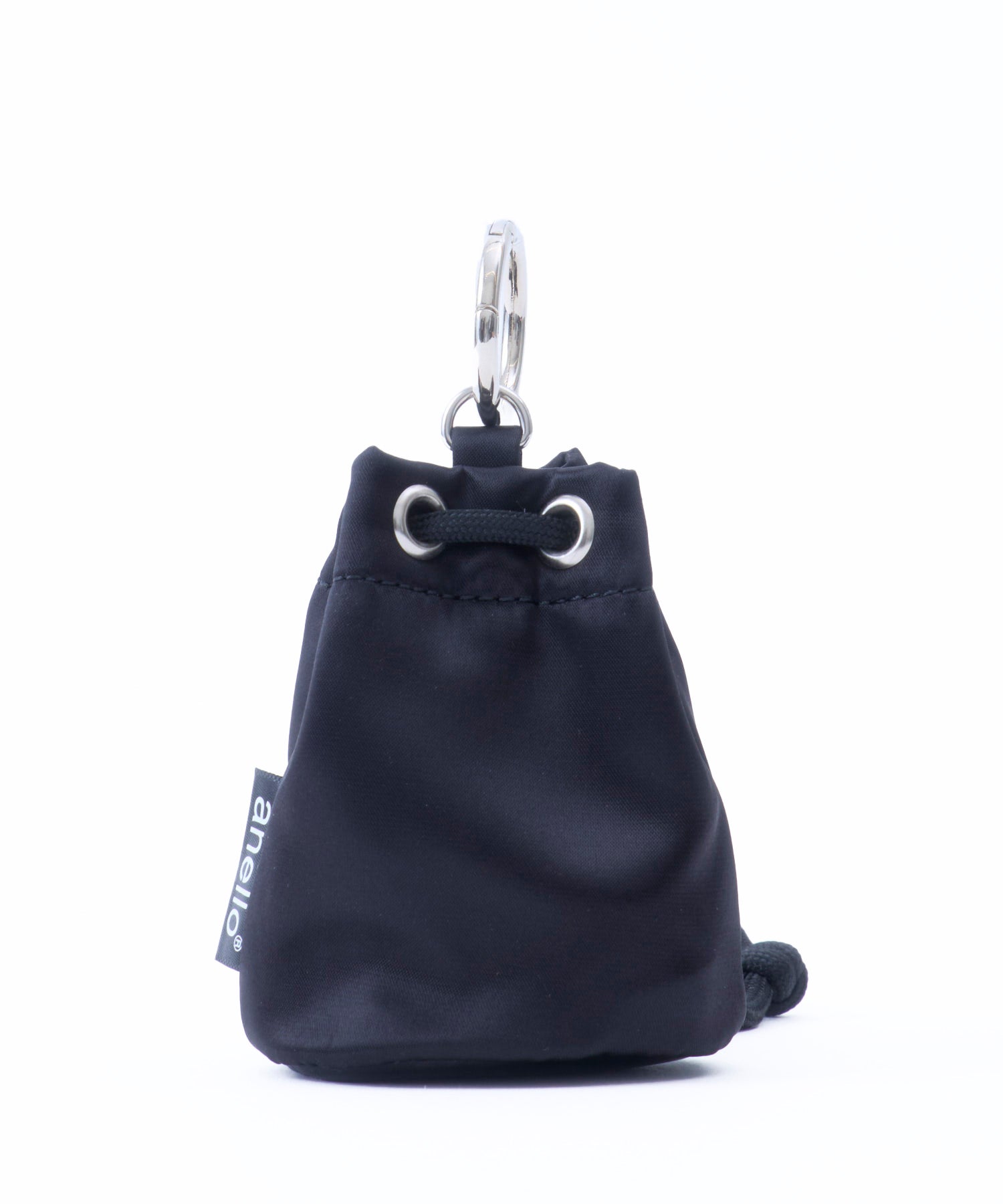 anello パースポーチチャーム CHARM MARKET2 AIY0201 巾着型チャームポーチ ナイロン　小物ポーチ　カラビナ付き