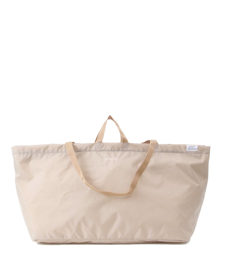 anello FIT TOY A3 大容量　2WAY パッカブルビッグトートバッグ　ATB4415　撥水　ユニセックス　52L 旅行バッグ　ライトグレー