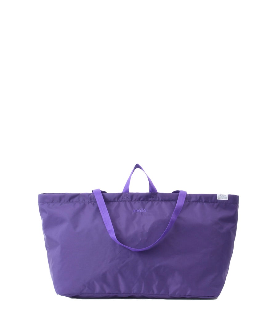 anello FIT TOY A3 大容量　2WAY パッカブルビッグトートバッグ　ATB4415　撥水　ユニセックス　52L 旅行バッグ　パープル