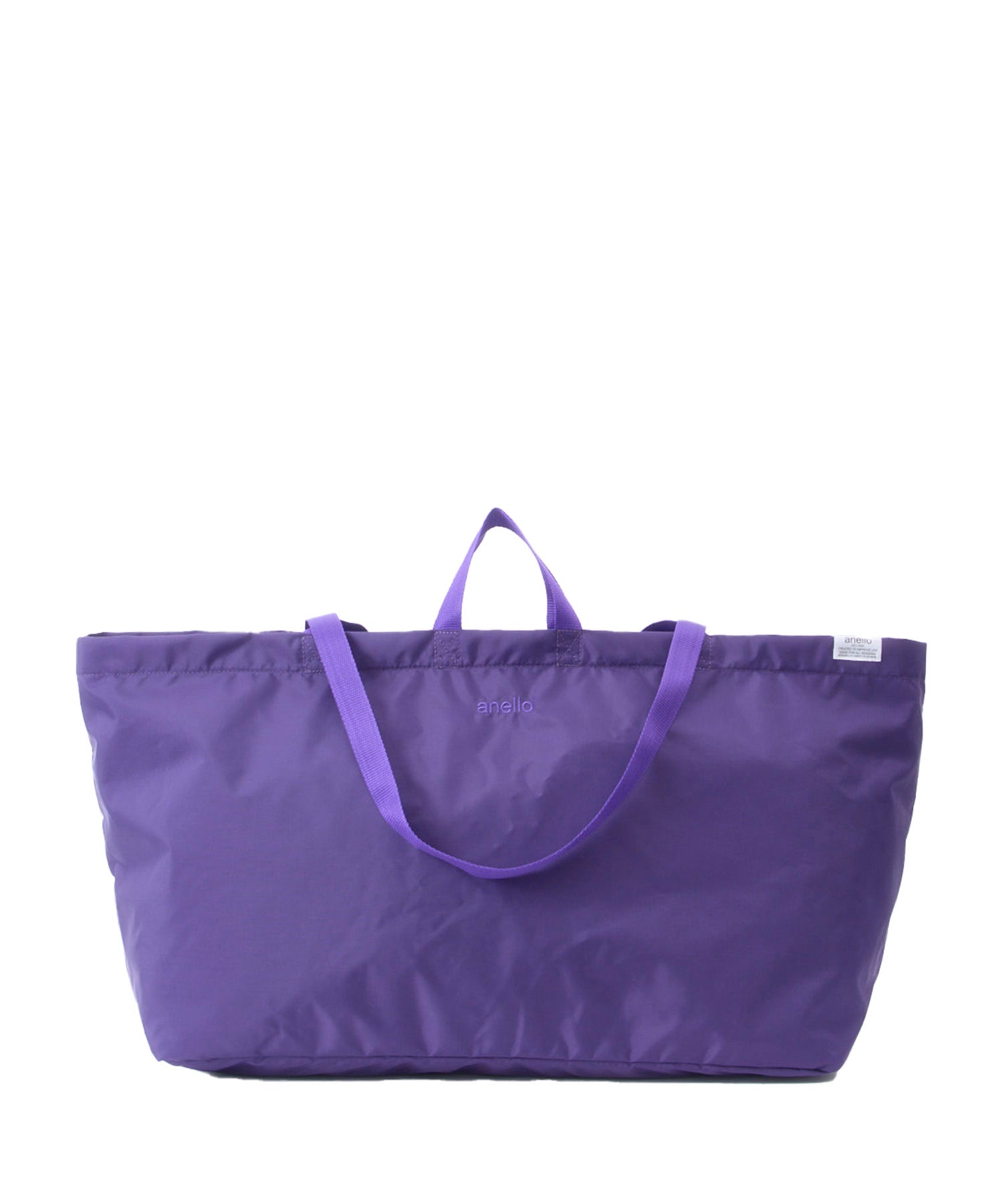 anello FIT TOY A3 大容量　2WAY パッカブルビッグトートバッグ　ATB4415　撥水　ユニセックス　52L 旅行バッグ　パープル