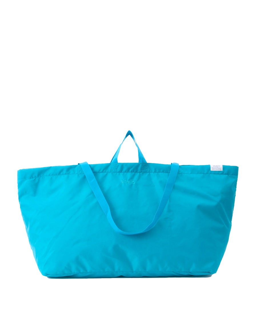 anello FIT TOY A3 大容量　2WAY パッカブルビッグトートバッグ　ATB4415　撥水　ユニセックス　52L 旅行バッグ　ターコイズブルー
