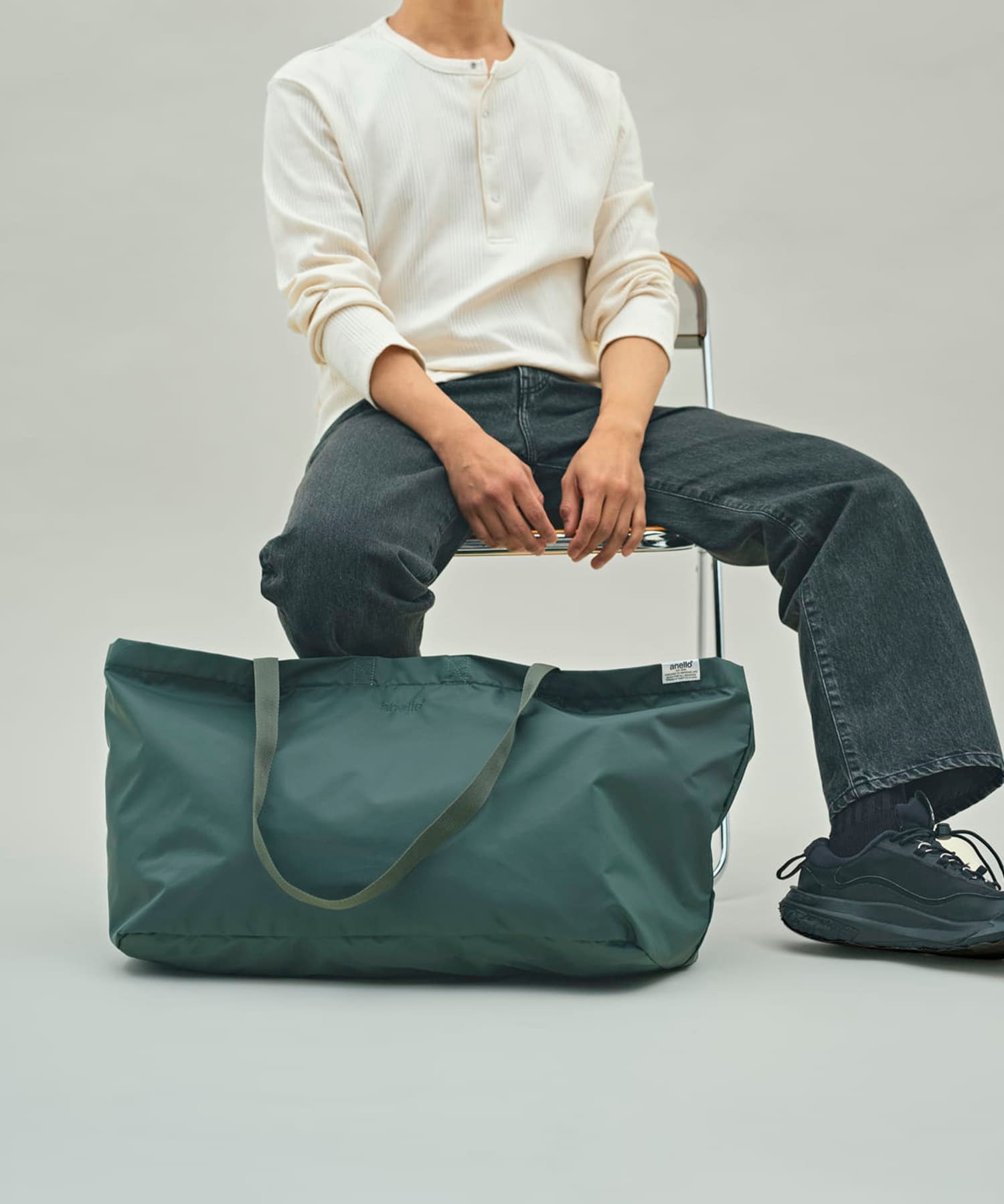 anello FIT TOY A3 大容量　2WAY パッカブルビッグトートバッグ　ATB4415　撥水　ユニセックス　52L 旅行バッグ