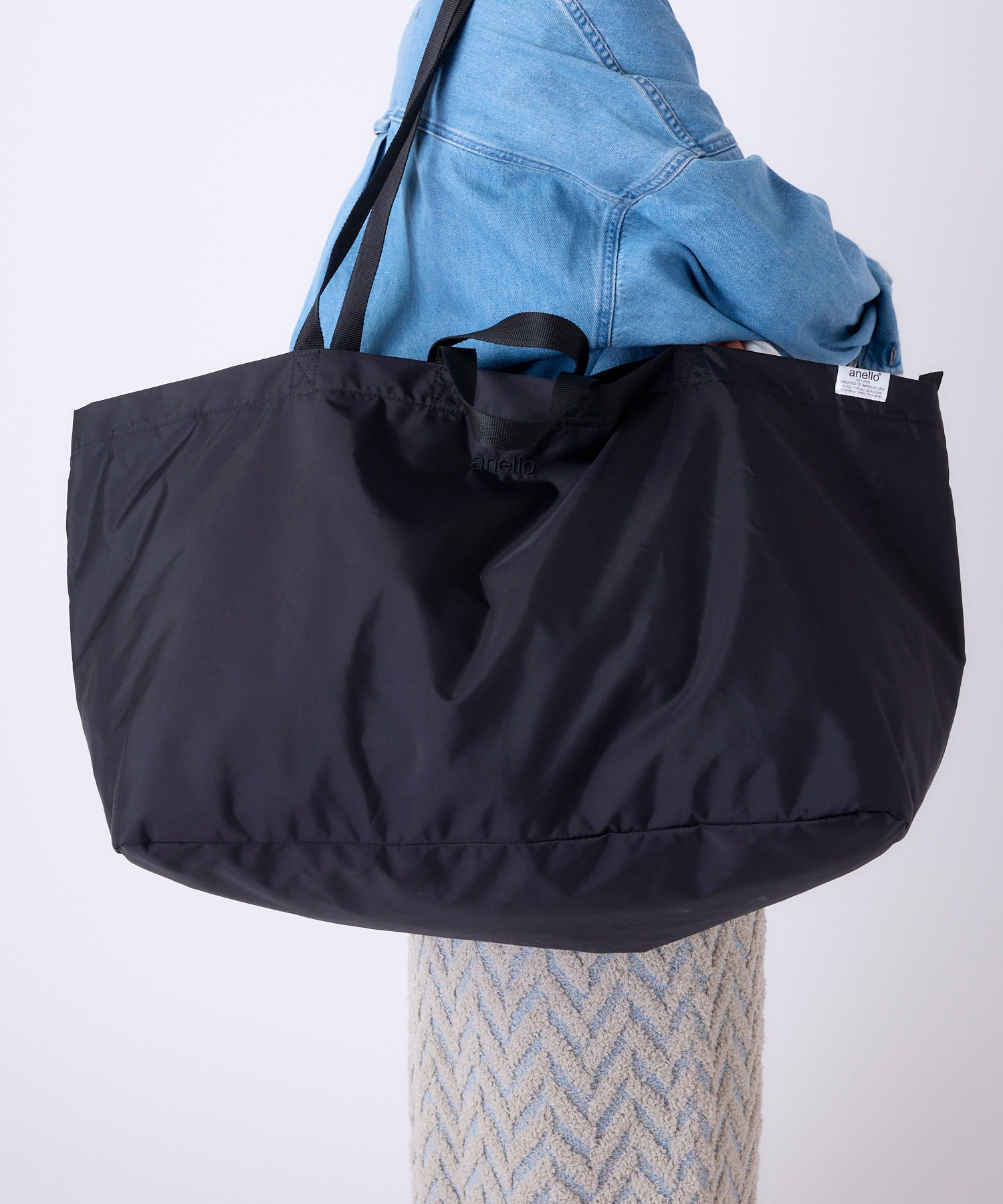anello FIT TOY A3 大容量　2WAY パッカブルビッグトートバッグ　ATB4415　撥水　ユニセックス　52L 旅行バッグ