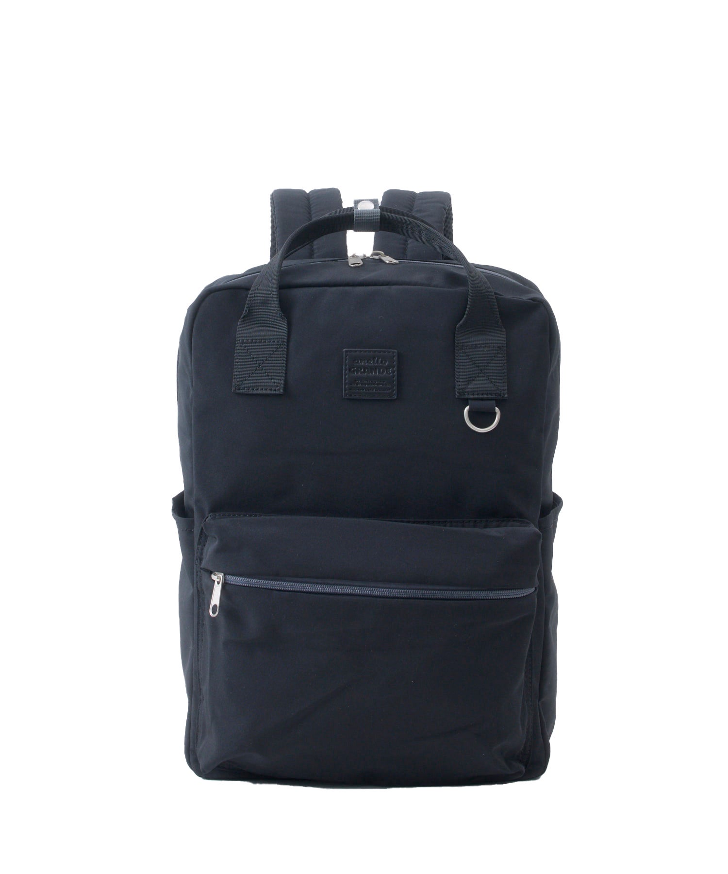 anello GRANDE CANDY　ハンドル付きリュック　GGM1121　A4 撥水加工　軽量　Ｄカン付き　17L サイドポケット付き　ブラック