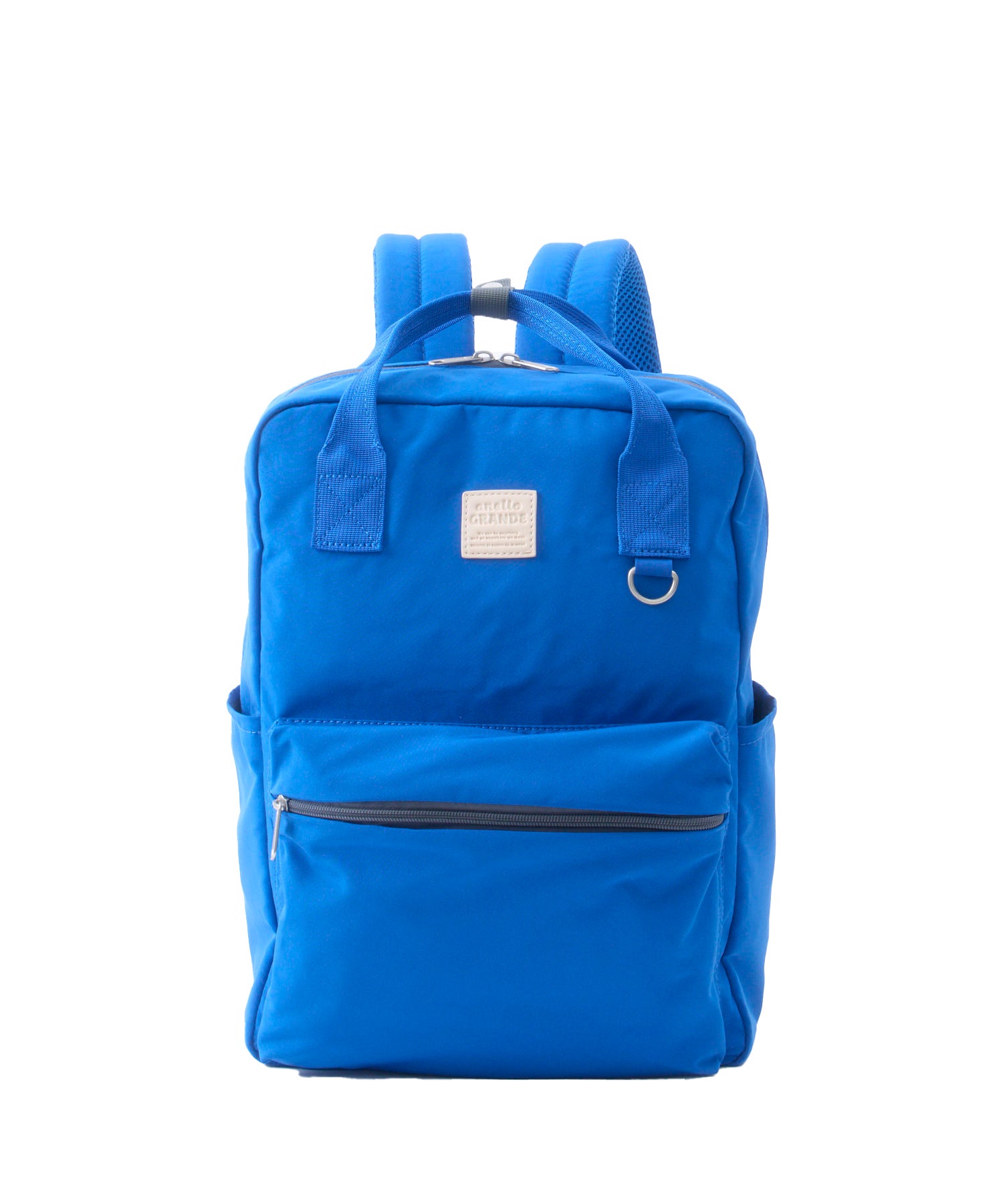 anello GRANDE CANDY　ハンドル付きリュック　GGM1121　A4 撥水加工　軽量　Ｄカン付き　17L サイドポケット付き　ブルー