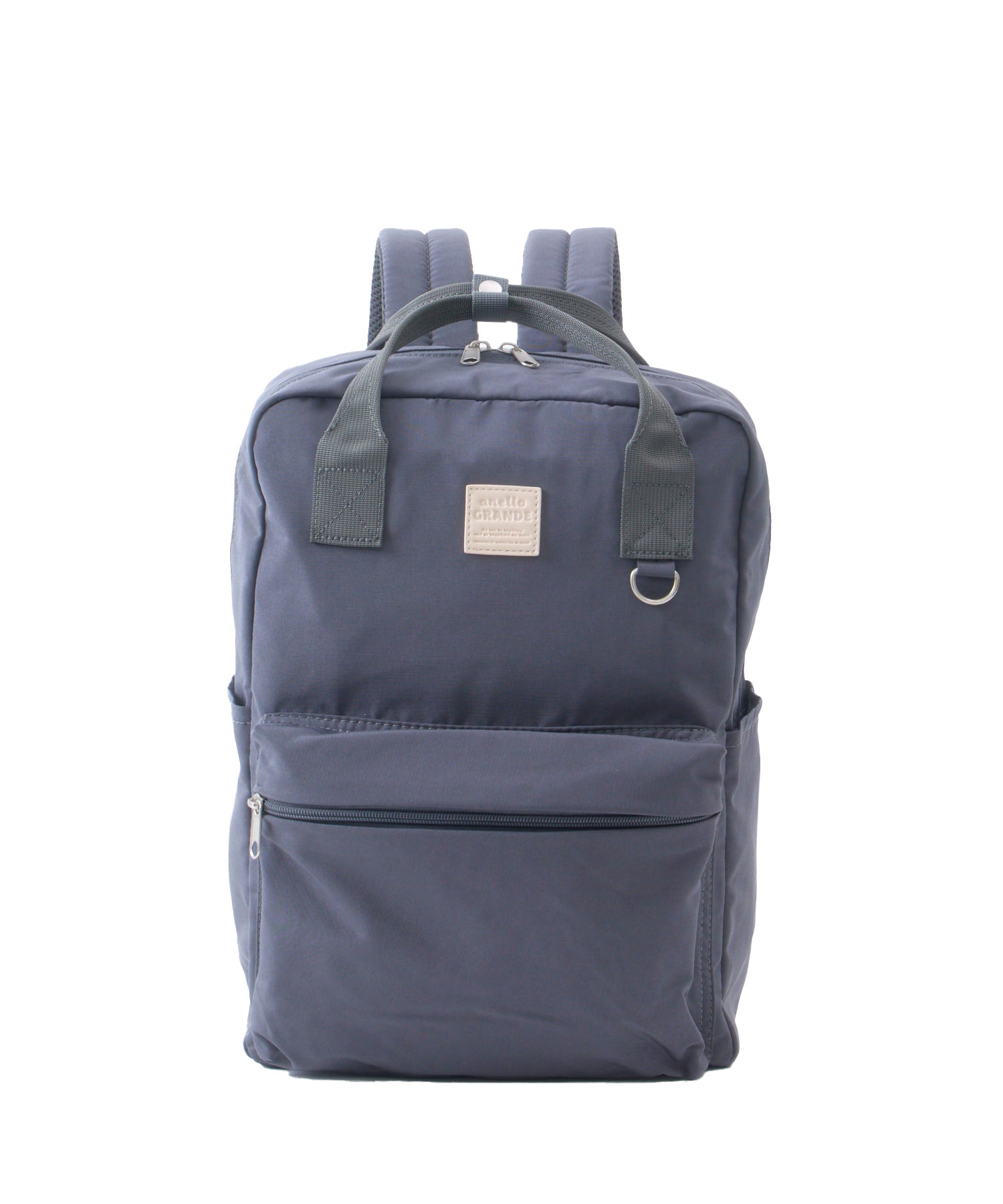 anello GRANDE CANDY　ハンドル付きリュック　GGM1121　A4 撥水加工　軽量　Ｄカン付き　17L サイドポケット付き　グレー