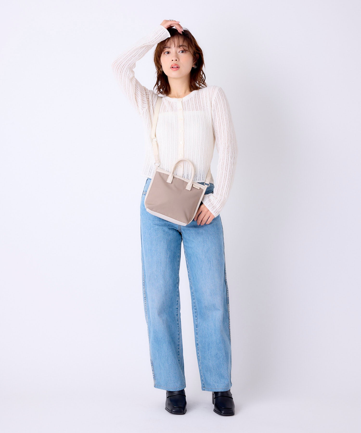 Legart Largo ミニショルダーバッグ Sunny Frame LH-D1611 パイピングデザイン 撥水 メッシュポケット カジュアル　コンパクト