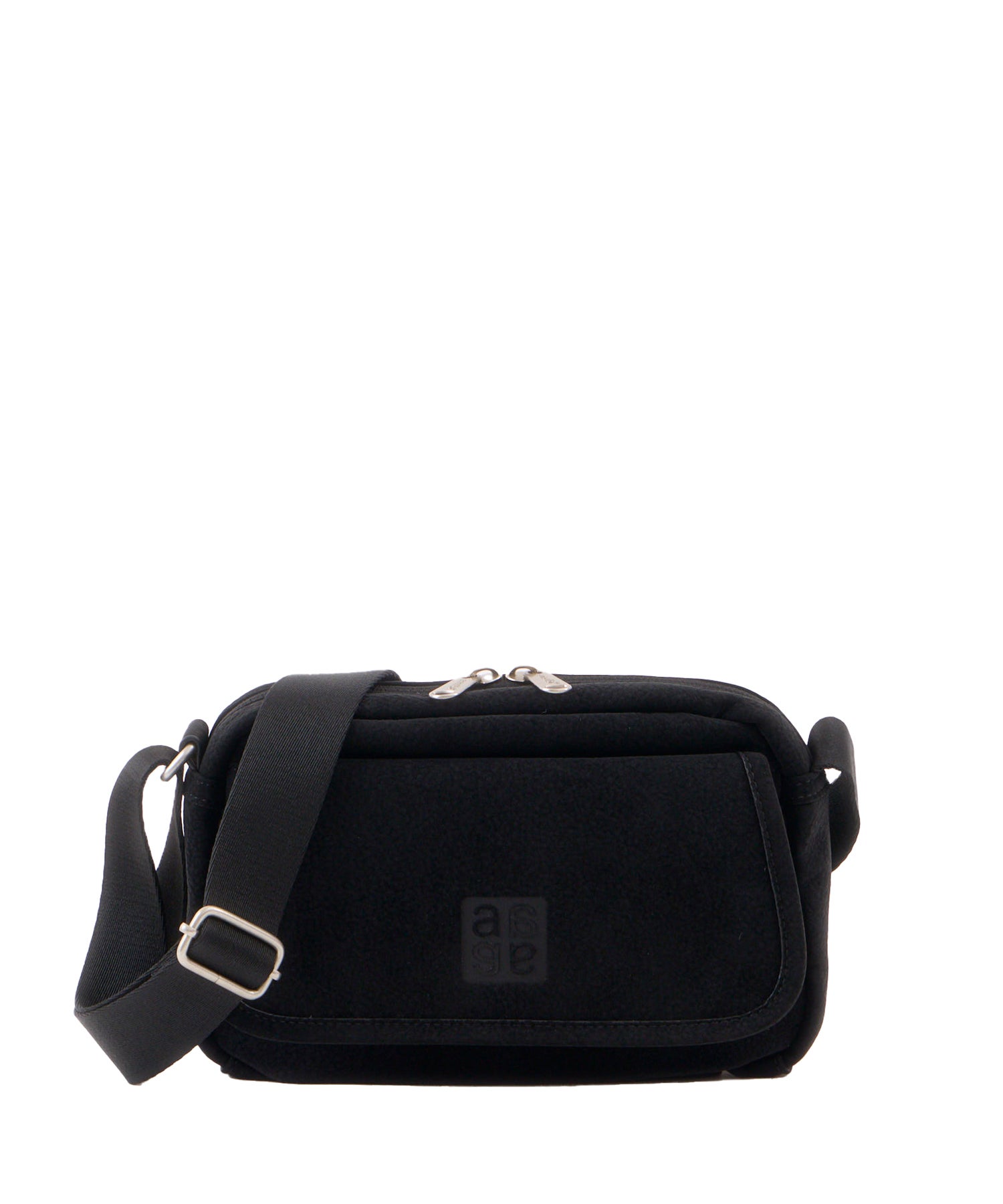 anello アネロ FIT ミニショルダーバッグ スエード ユニセックス お出かけバッグ フラップポケット ティモシー AIB5212 ブラック