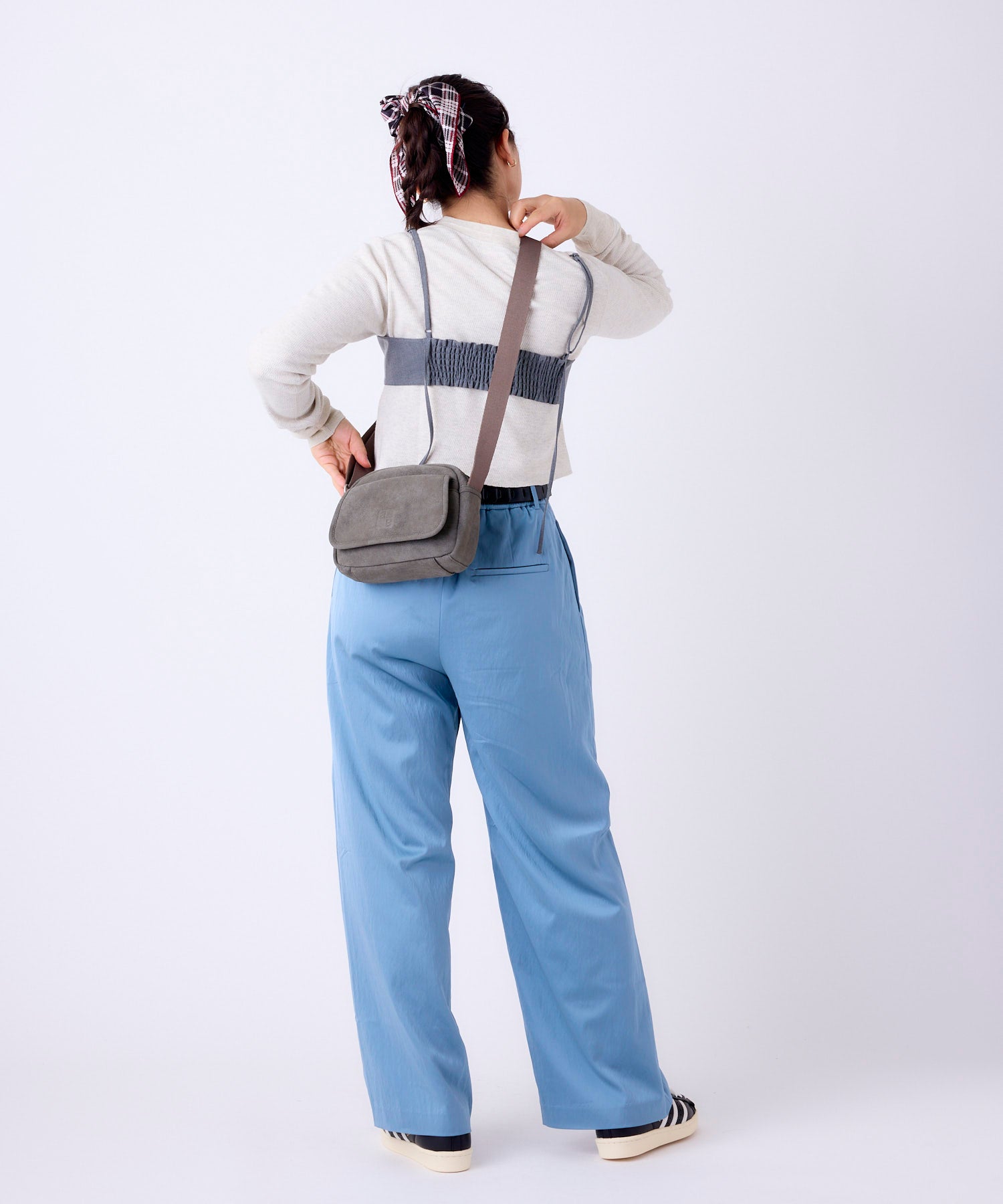 anello アネロ FIT ミニショルダーバッグ スエード ユニセックス お出かけバッグ フラップポケット ティモシー AIB5212