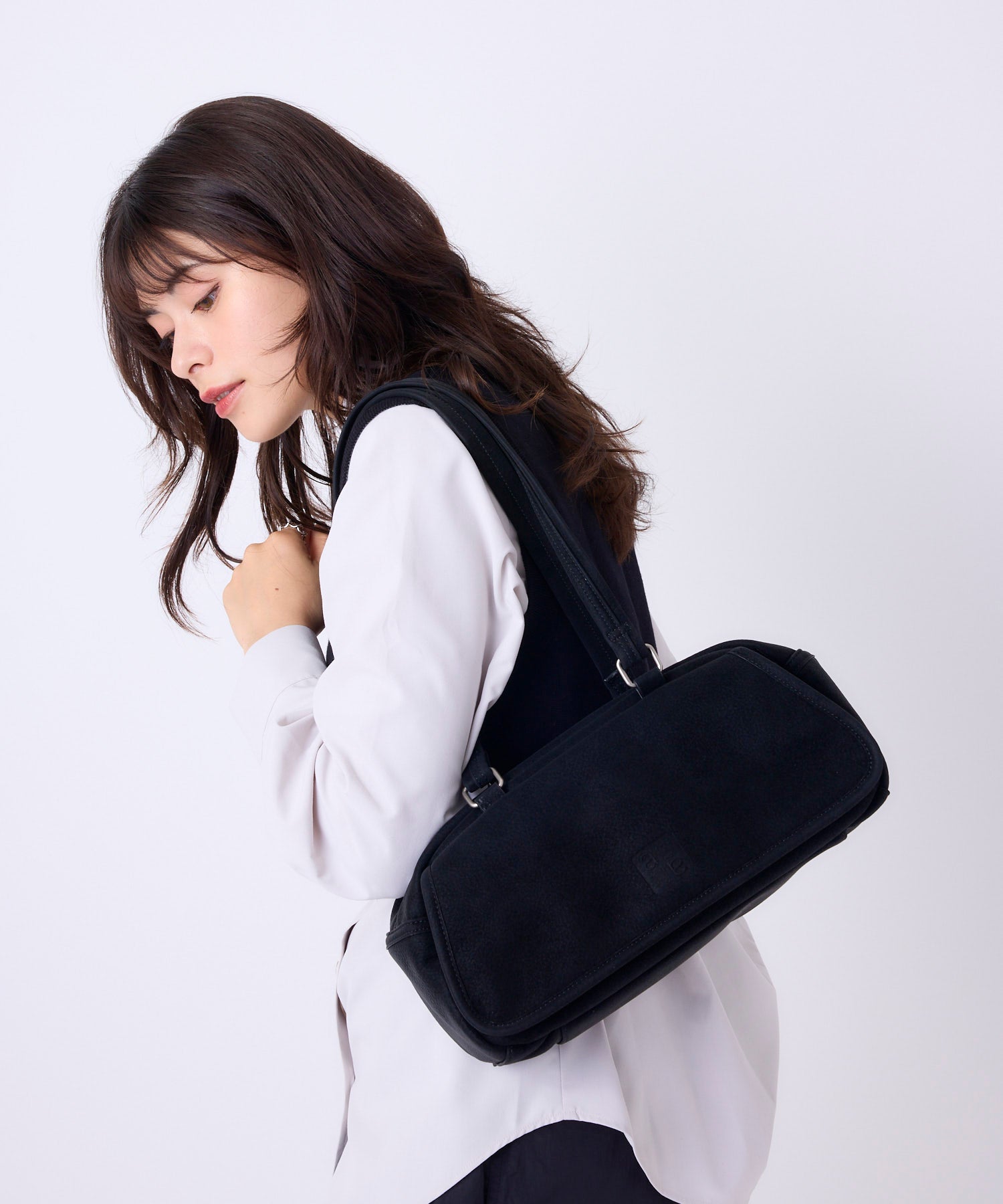 anello アネロ FIT ミニボストンバッグ スエード ユニセックス お出かけバッグ ティモシー AIB5213