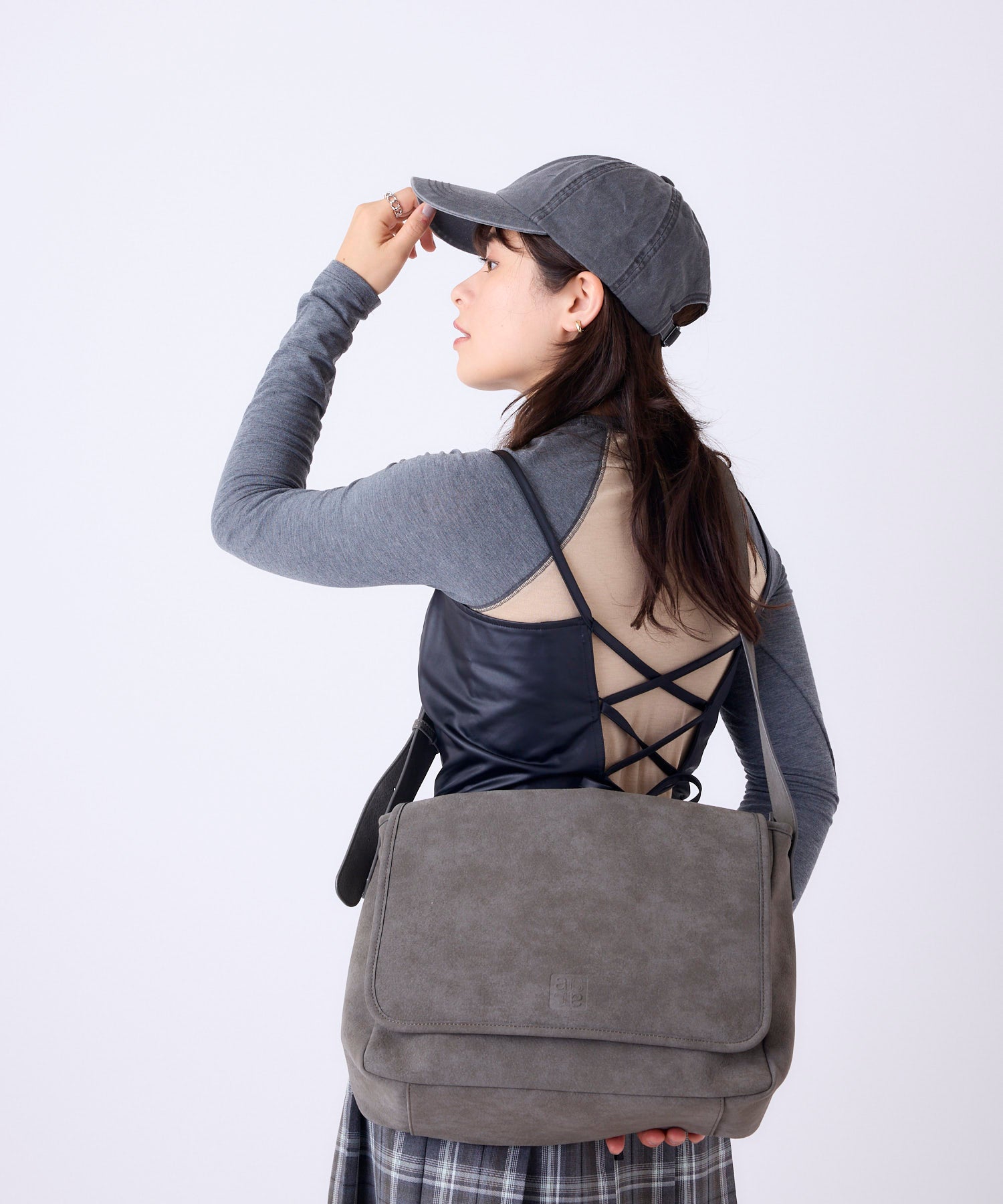 anello アネロ FIT ショルダーバッグ A4 スエード ユニセックス お出かけバッグ ティモシー AIB5214