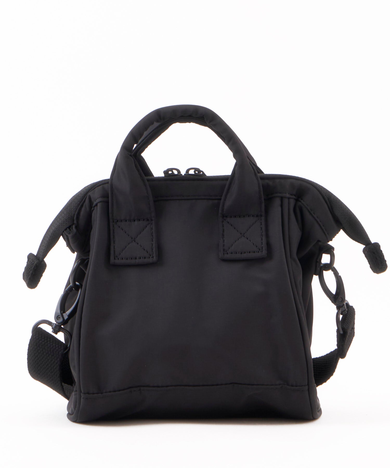 anello アネロ NATIVE 2WAY口金マイクロショルダーバッグ 撥水 お出かけバッグ 口金 デリバー ATB5192