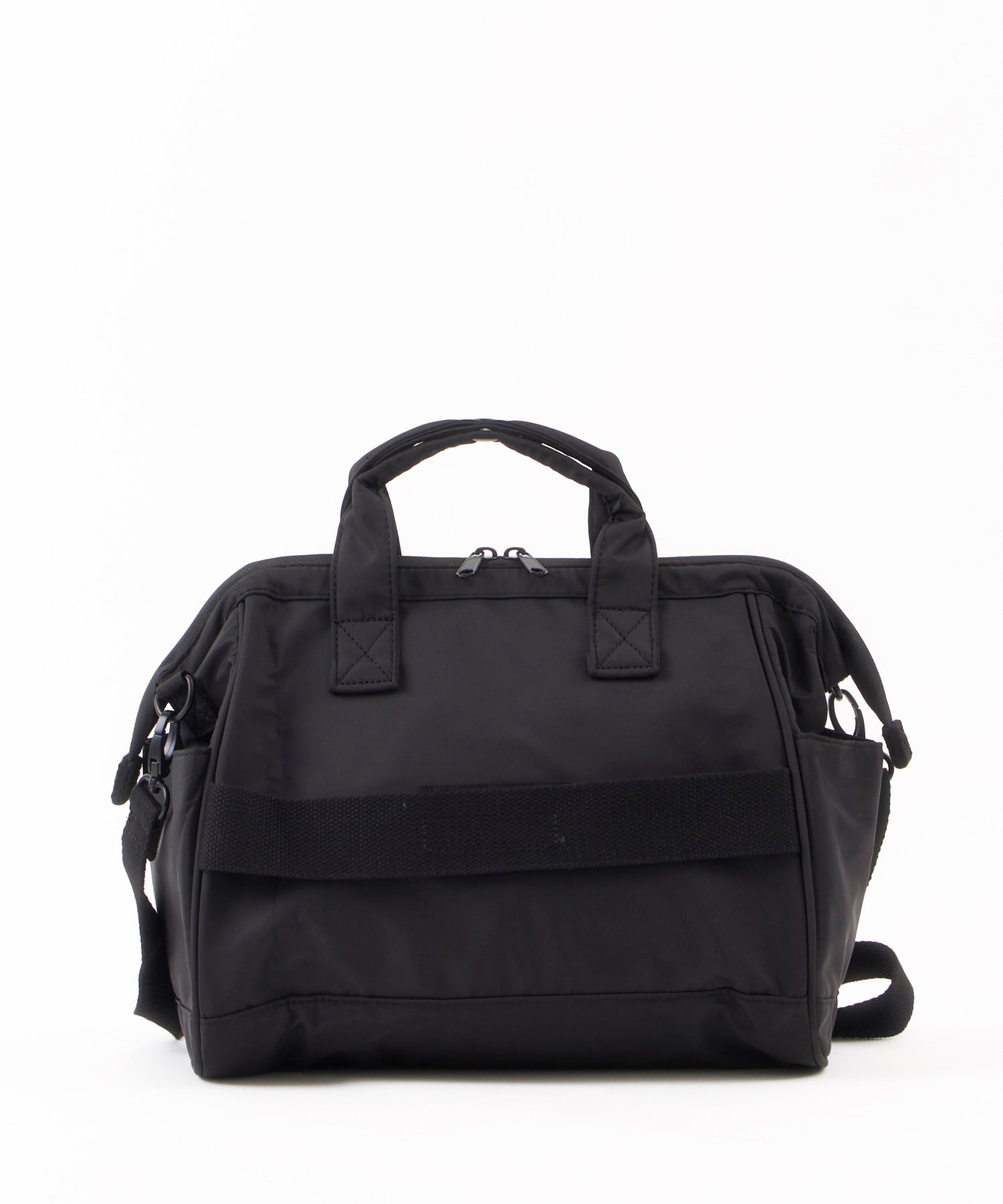 anello アネロ NATIVE 2WAY口金ショルダーバッグ 撥水 A5 キャリーオンテープ 2WAY 口金 デリバー ATB5193