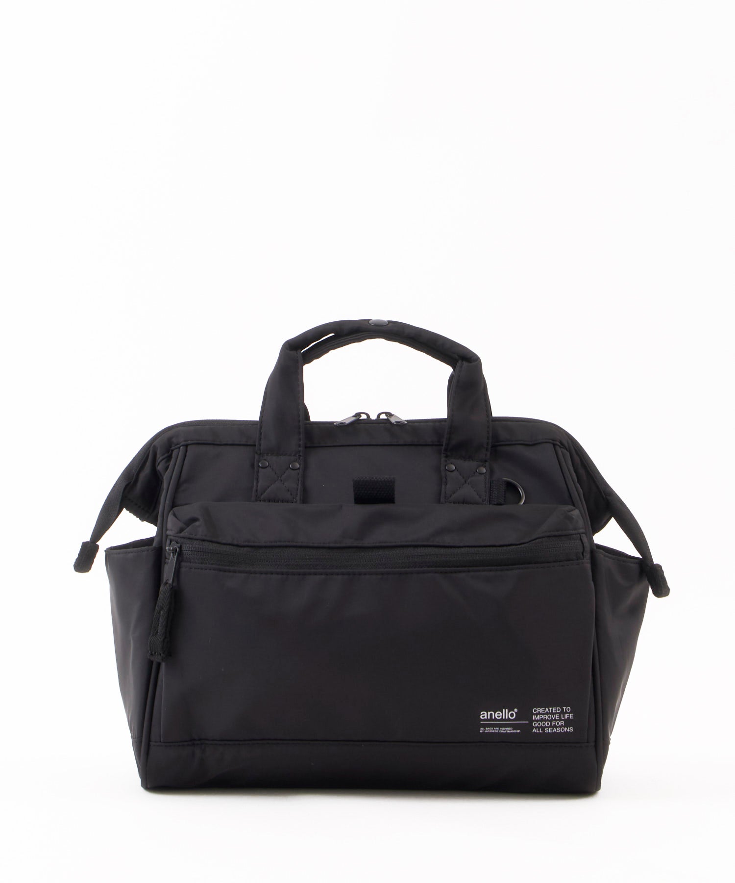 anello アネロ NATIVE 2WAY口金ショルダーバッグ 撥水 A5 キャリーオンテープ 2WAY 口金 デリバー ATB5193