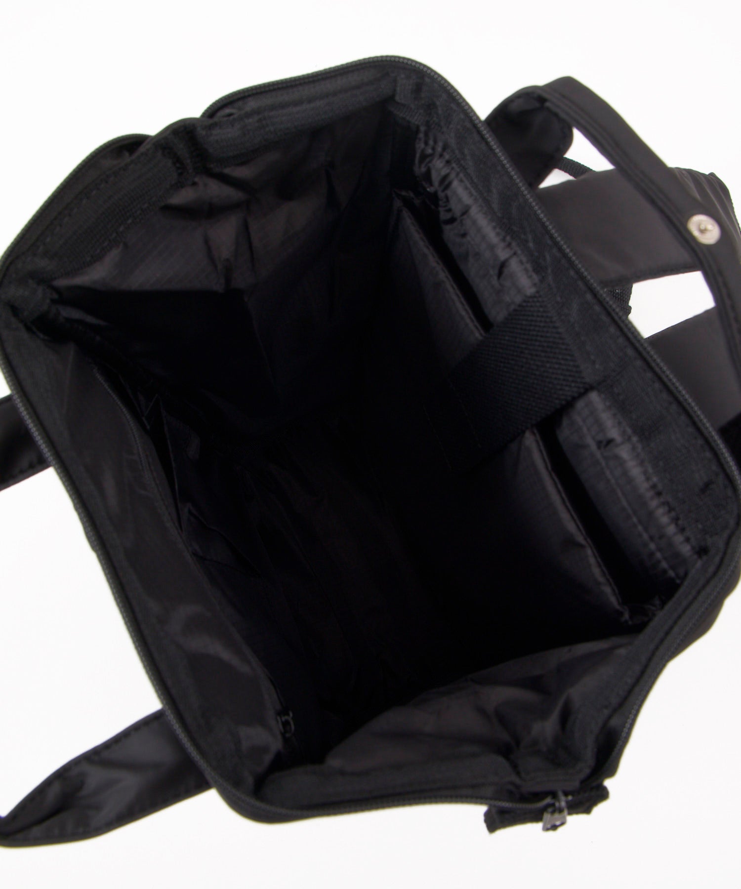 anello アネロ NATIVE CROSSBOTTLE 口金リュック A4 撥水 キャリーオンテープ PC収納可能 10L ATB5194 デリバー ブラック
