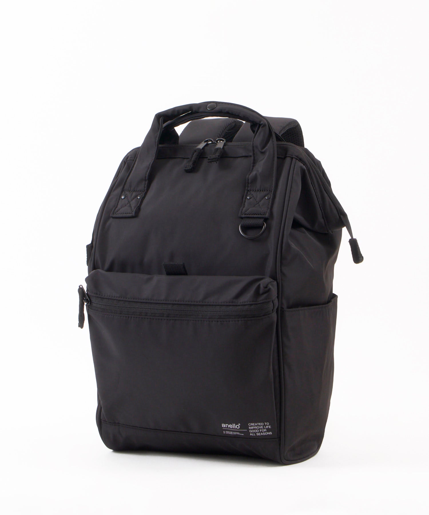 anello アネロ NATIVE CROSSBOTTLE 口金リュック デリバー A4 PC収納可能 キャリーオンテープ 18L 撥水