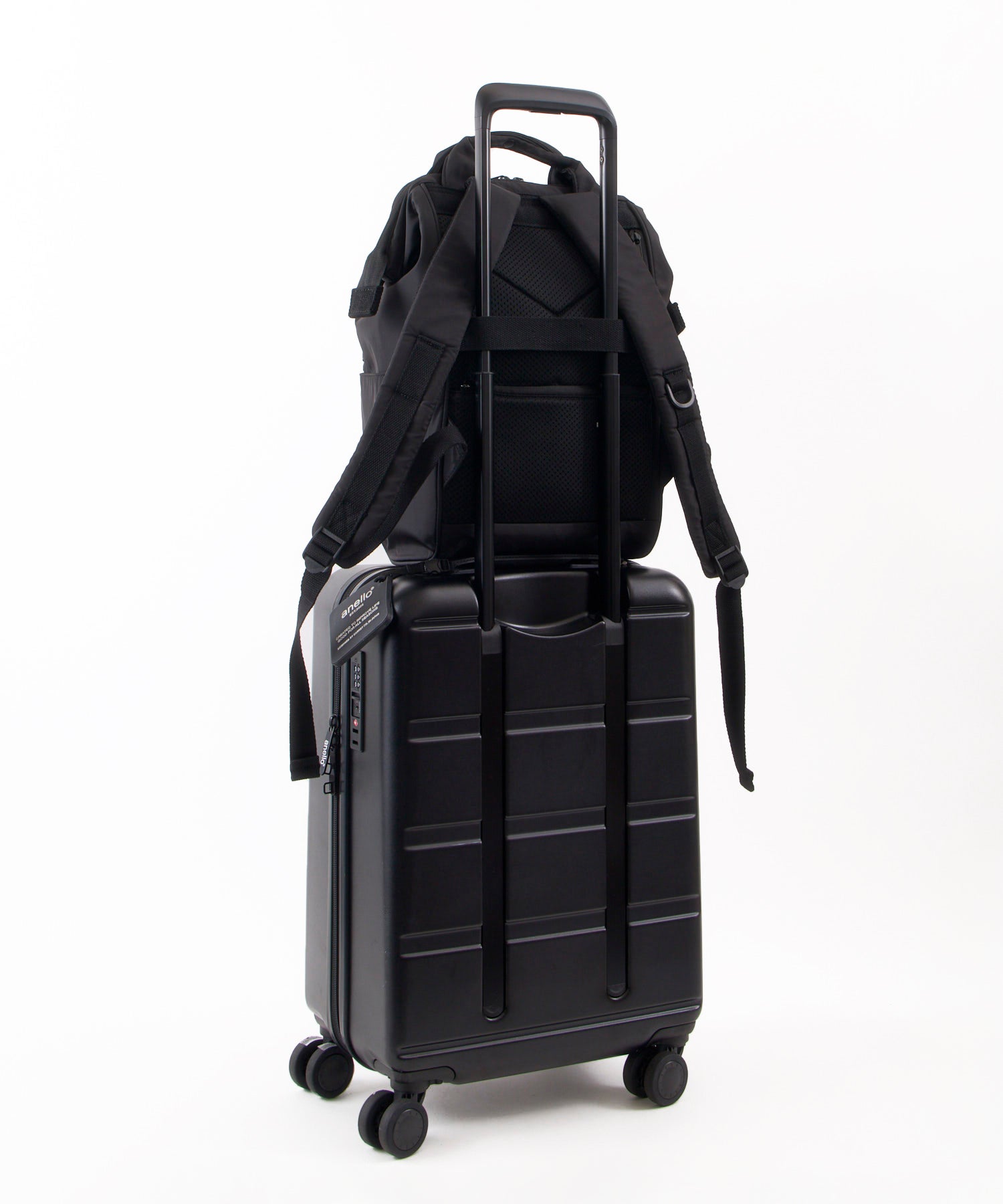 anello アネロ NATIVE CROSSBOTTLE 口金リュック デリバー A4 PC収納可能 キャリーオンテープ 18L 撥水