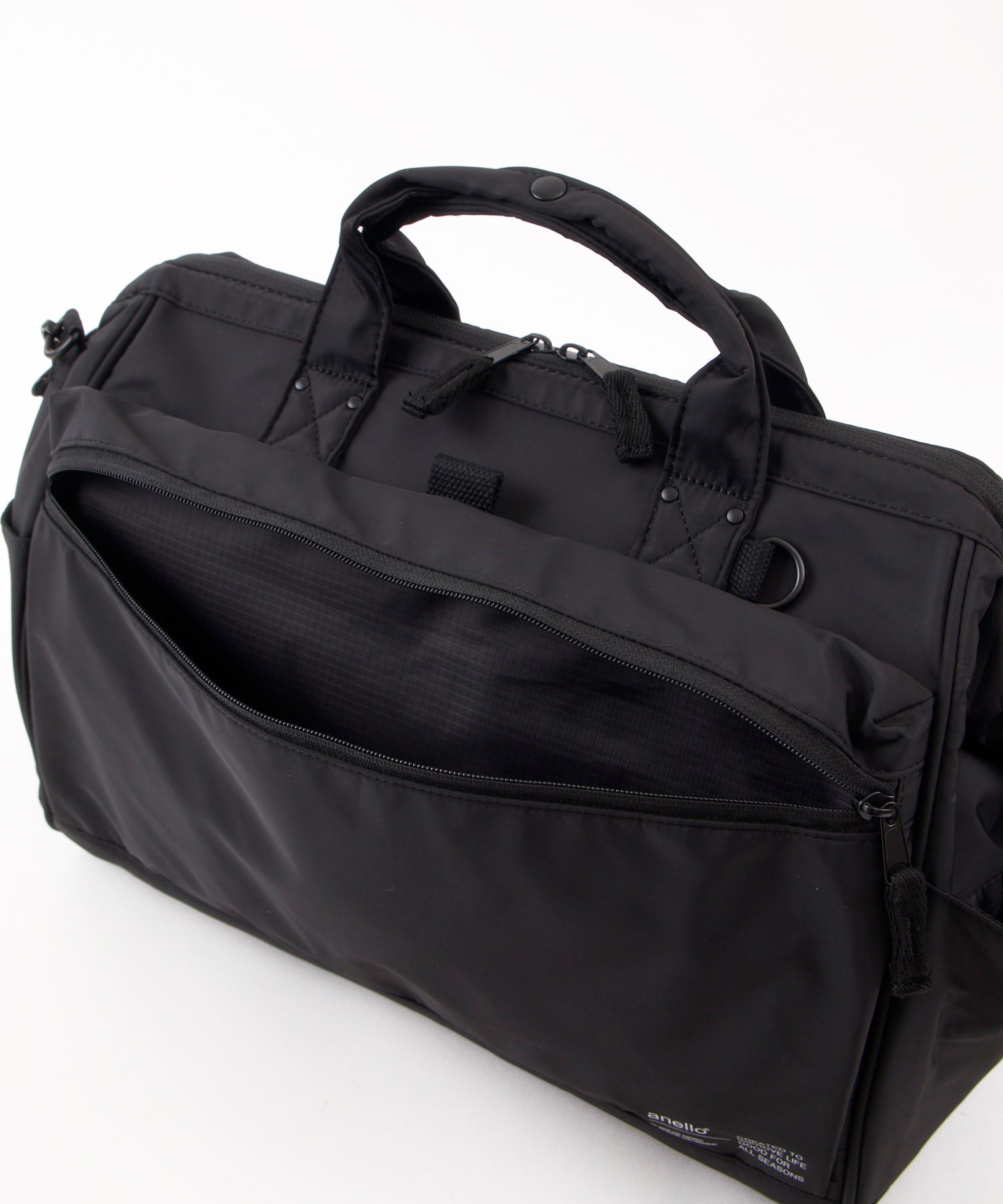 anello アネロ NATIVE 2WAY口金ボストンバッグ A4 2WAY 撥水 大容量 キャリーオンテープ 旅行バッグ お出かけバッグ デリバー ATB5196
