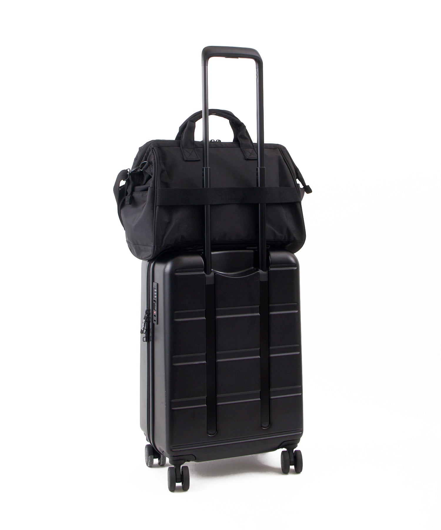 anello アネロ NATIVE 2WAY口金ボストンバッグ A4 2WAY 撥水 大容量 キャリーオンテープ 旅行バッグ お出かけバッグ デリバー ATB5196