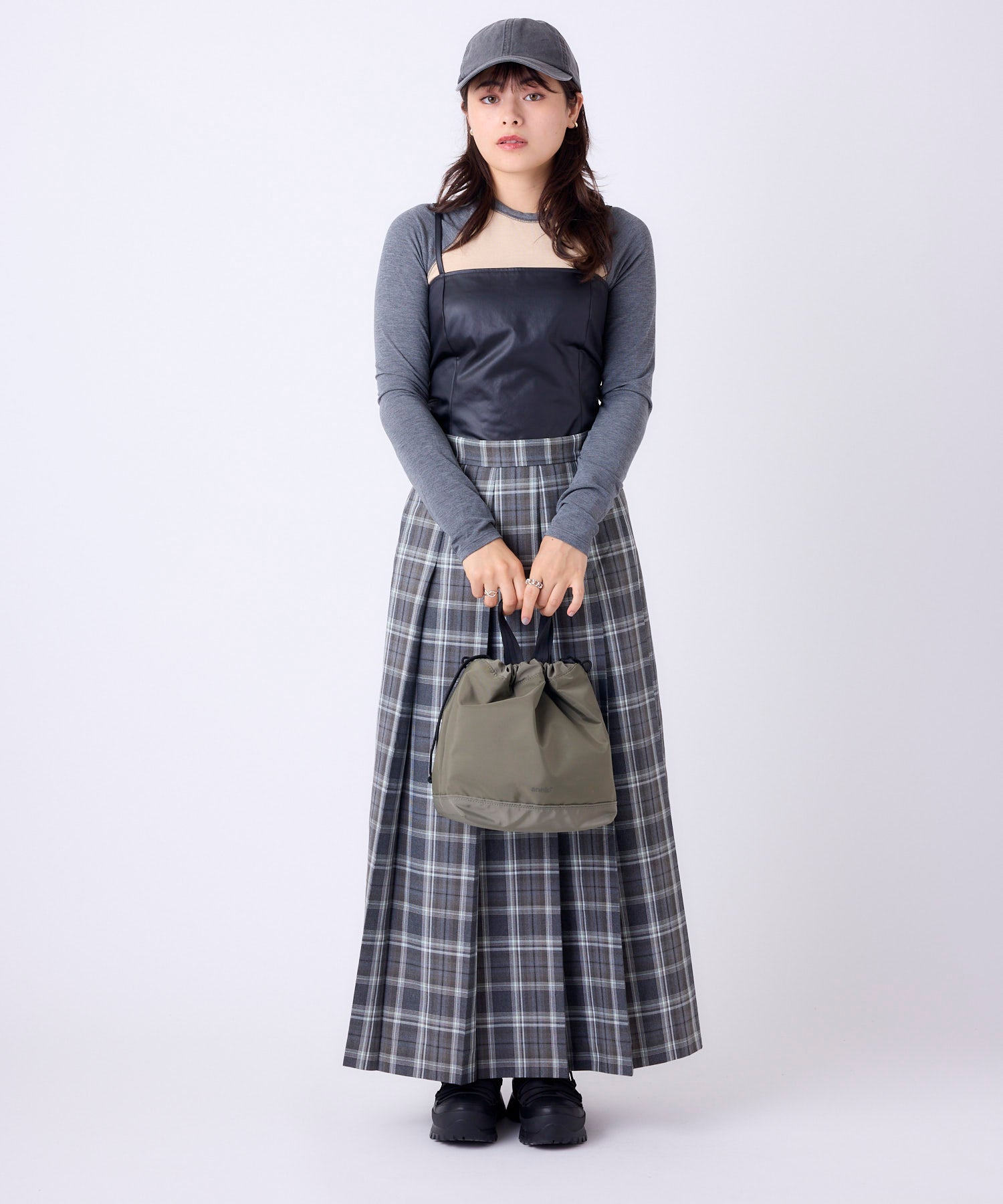 anello アネロ FIT 巾着2WAYショルダーバッグ A5 2WAY 撥水 軽量 ユニセックス デイライト ATR0442