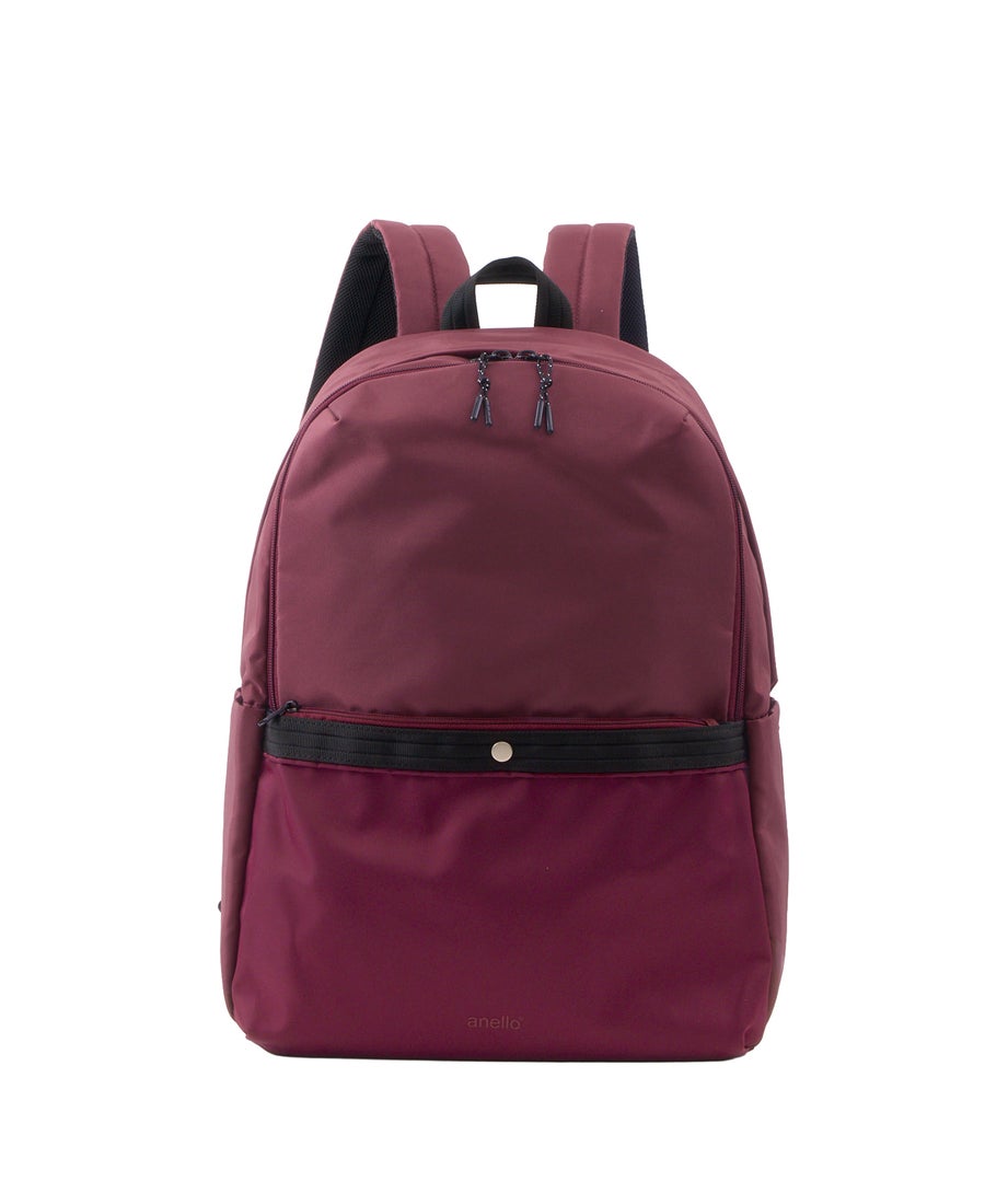 anello アネロ FIT リュック A4 大容量 PC収納可能 多収納 軽量 撥水 ユニセックス デイライト ATR0445 ボルドー