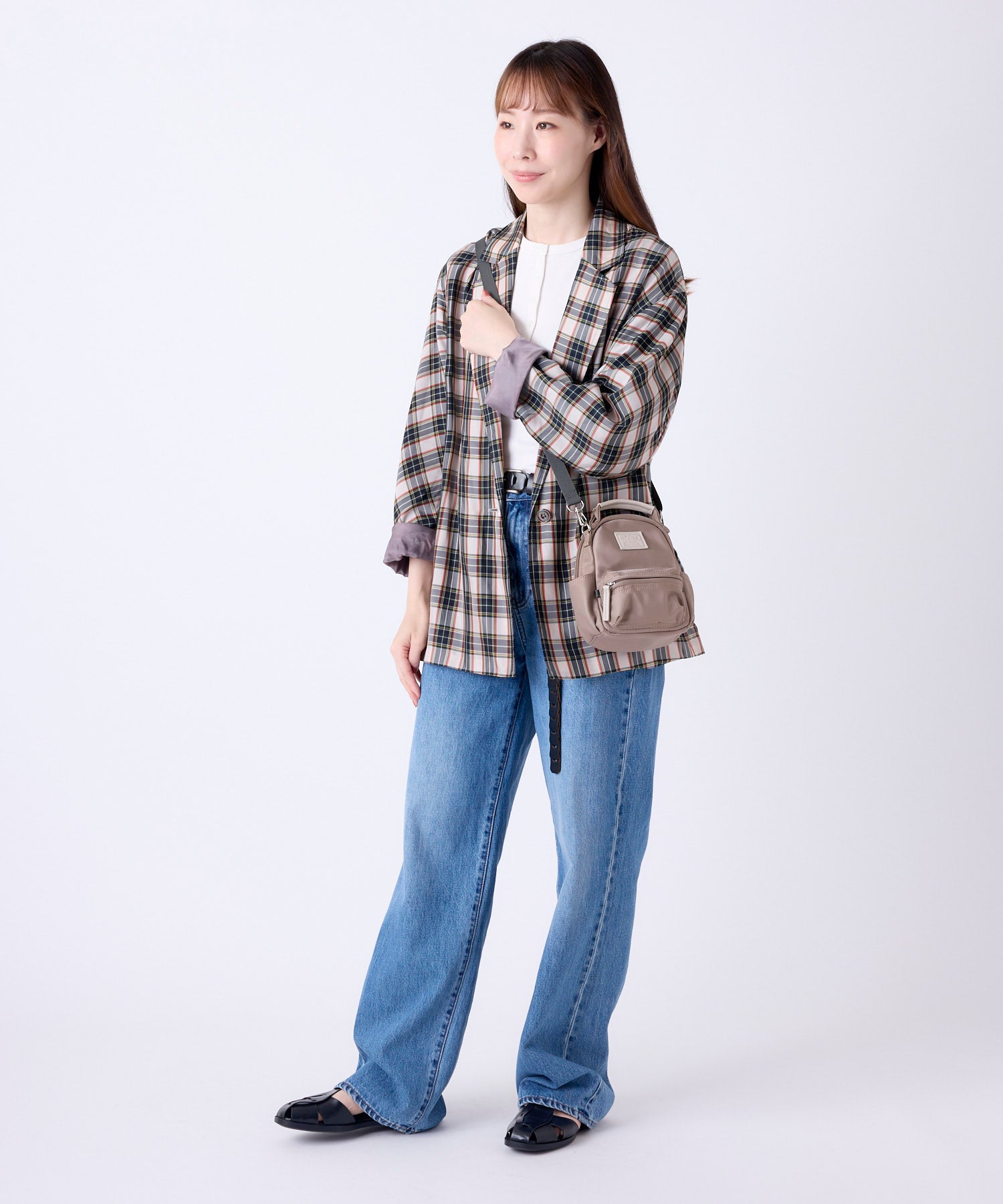anelloGRANDE アネログランデ motte モッテ ナイロン 2WAYナノショルダーバッグ 2WAY 撥水 軽量 カジュアル お出かけバッグ GGM1131 グレーベージュ